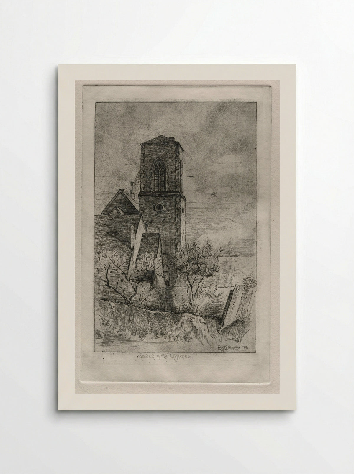 Tower of the Chimes - Otto H. Bacher - Poster