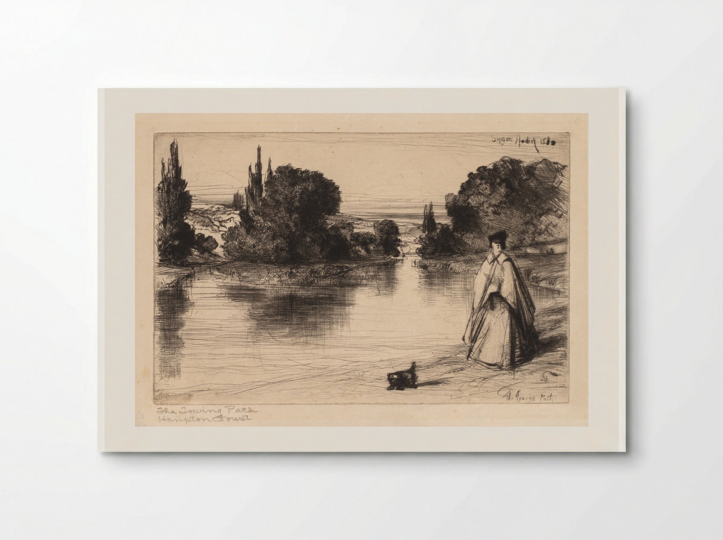 Towing Path - Francis Seymour Haden - Poster