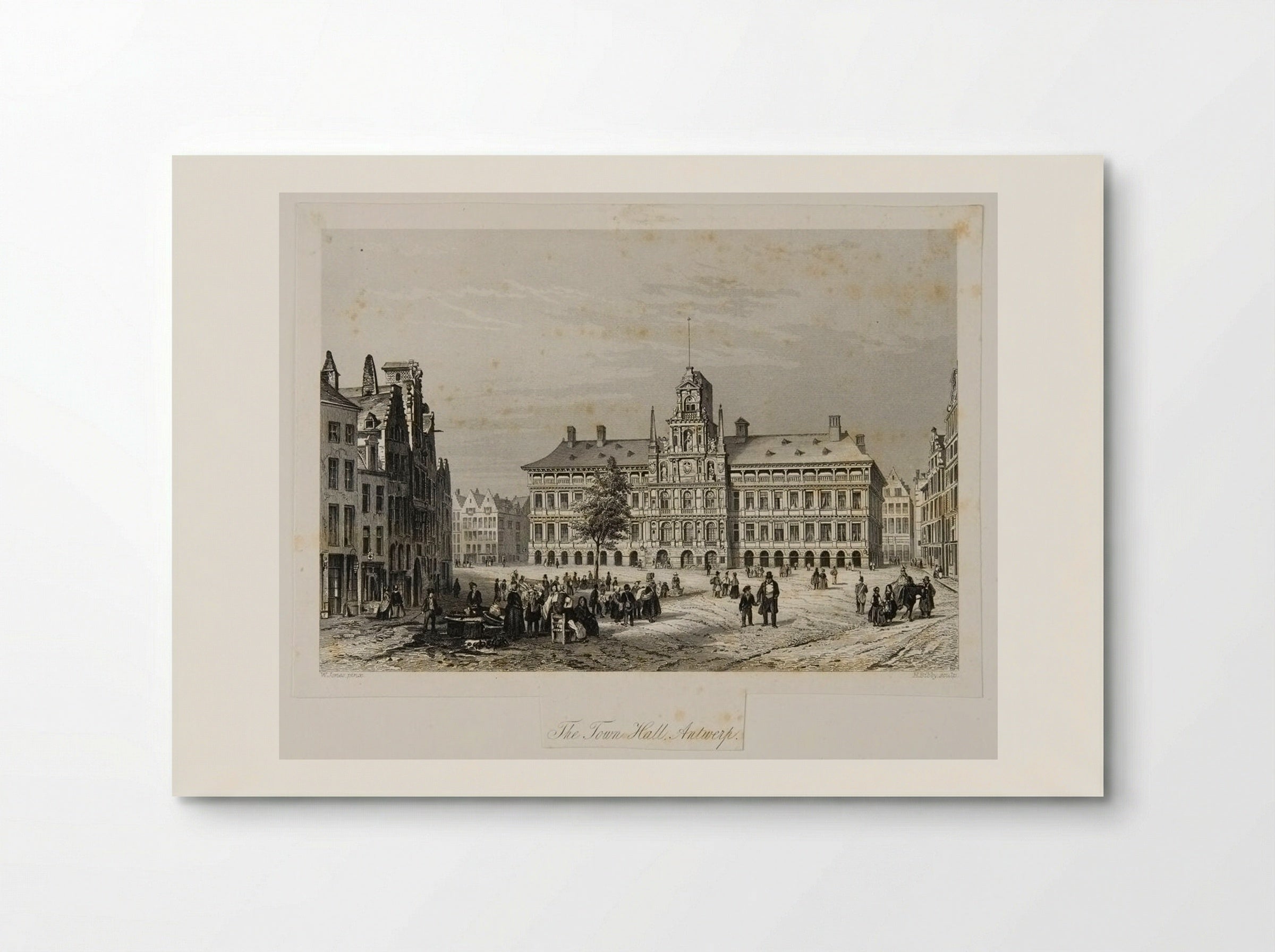 Town Hall, Antwerp - H. Bibby - Poster