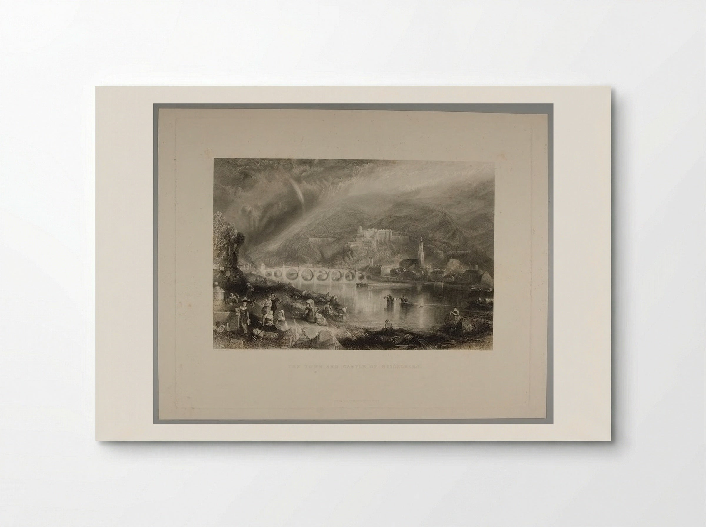 Town and Castle of Heidelberg - Thomas Abel Prior - Poster