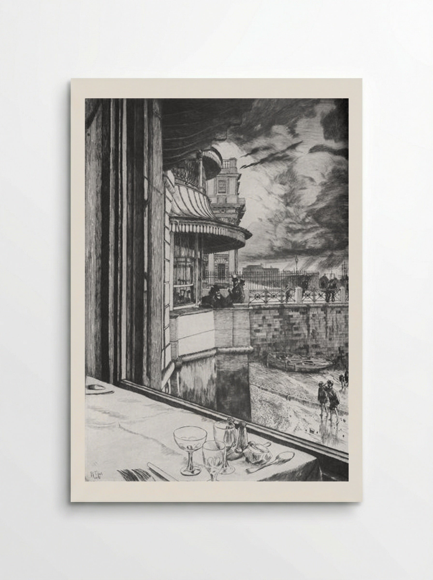 Trafalgar Tavern, Greenwich - James Tissot - Poster