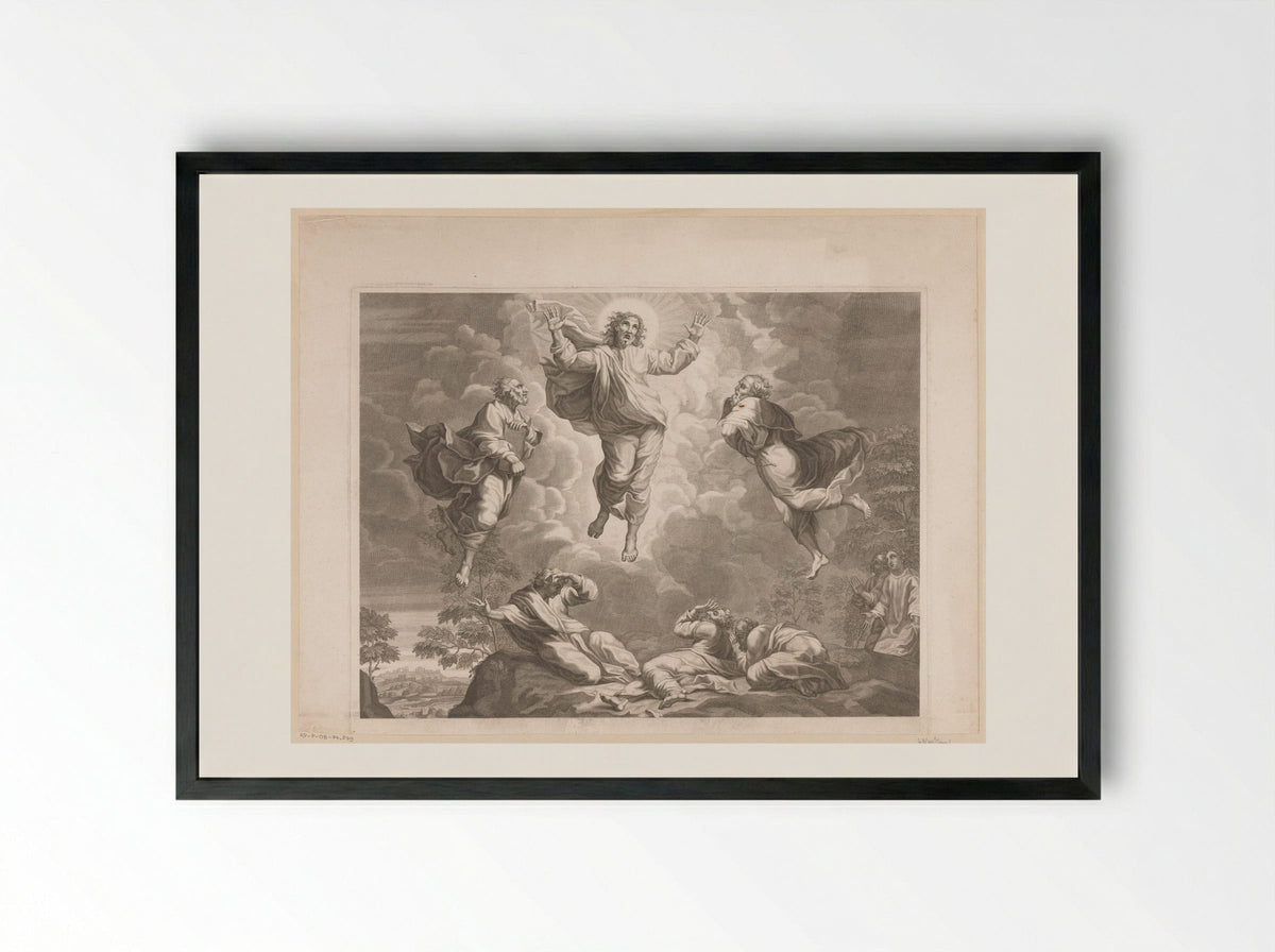 Transfiguration (Upper Section) - Simon Thomassin - Framed Print Black
