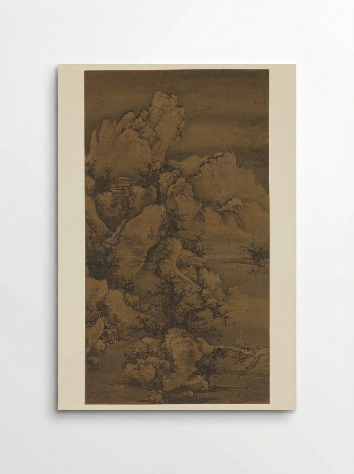 Traveling through Snow-Covered Mountains - Yao Yanqing - Poster