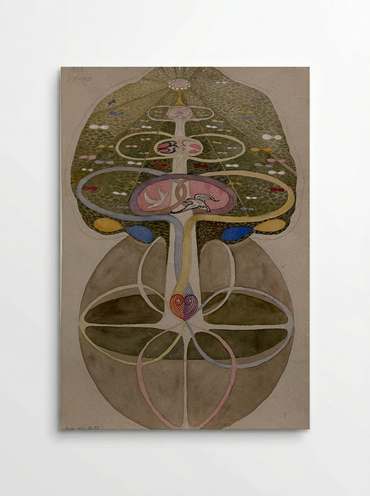 Tree of Knowledge, No. 1 - Hilma af Klint - Poster