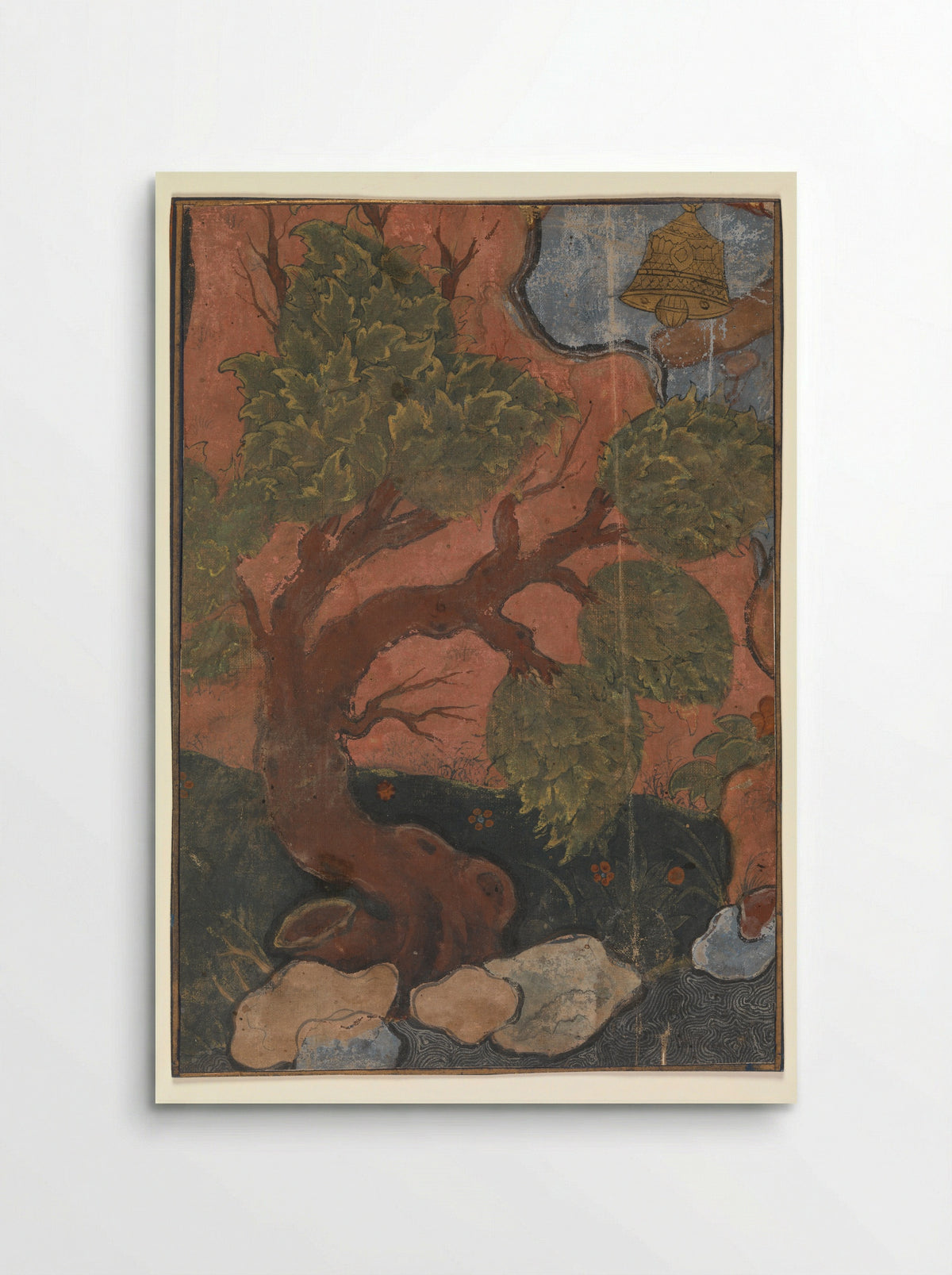 Tree on a River Bank - Unknown Artist - Poster