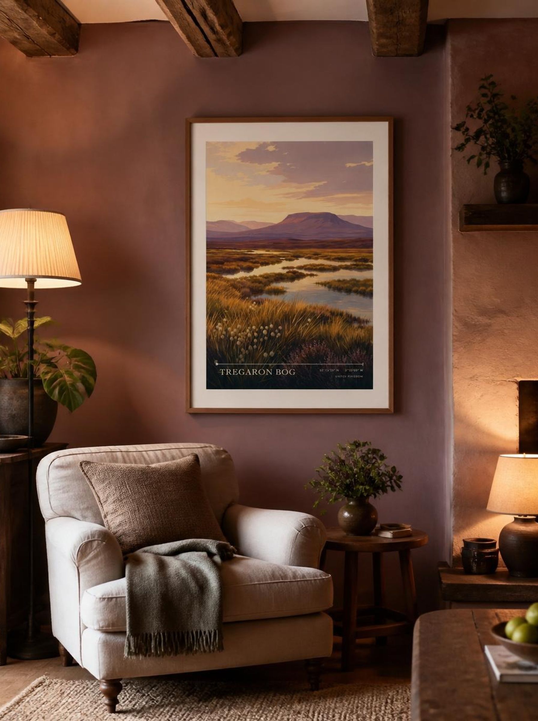 Tregaron Bog United Kingdom Travel Poster - Lifestyle