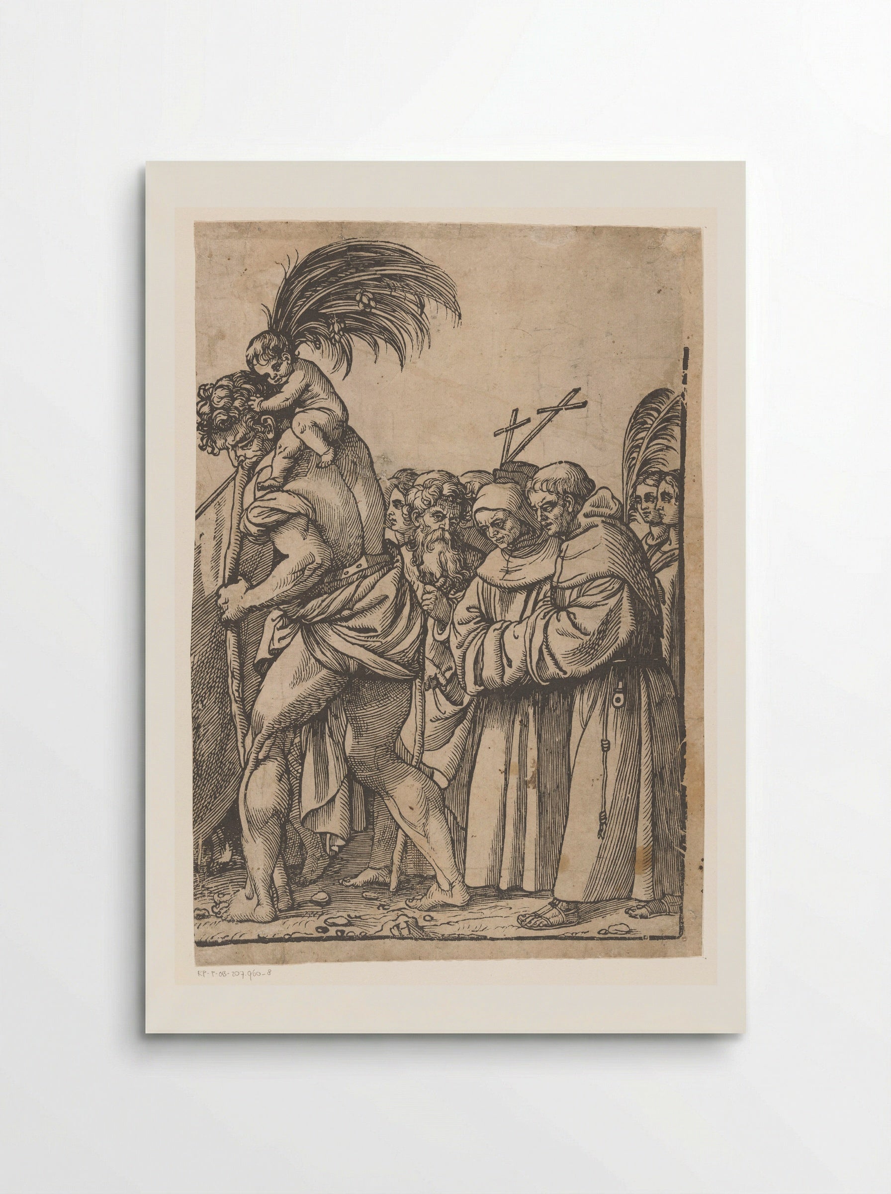 Triomf van Christus (achtste deel) - Andrea Andreani - Poster