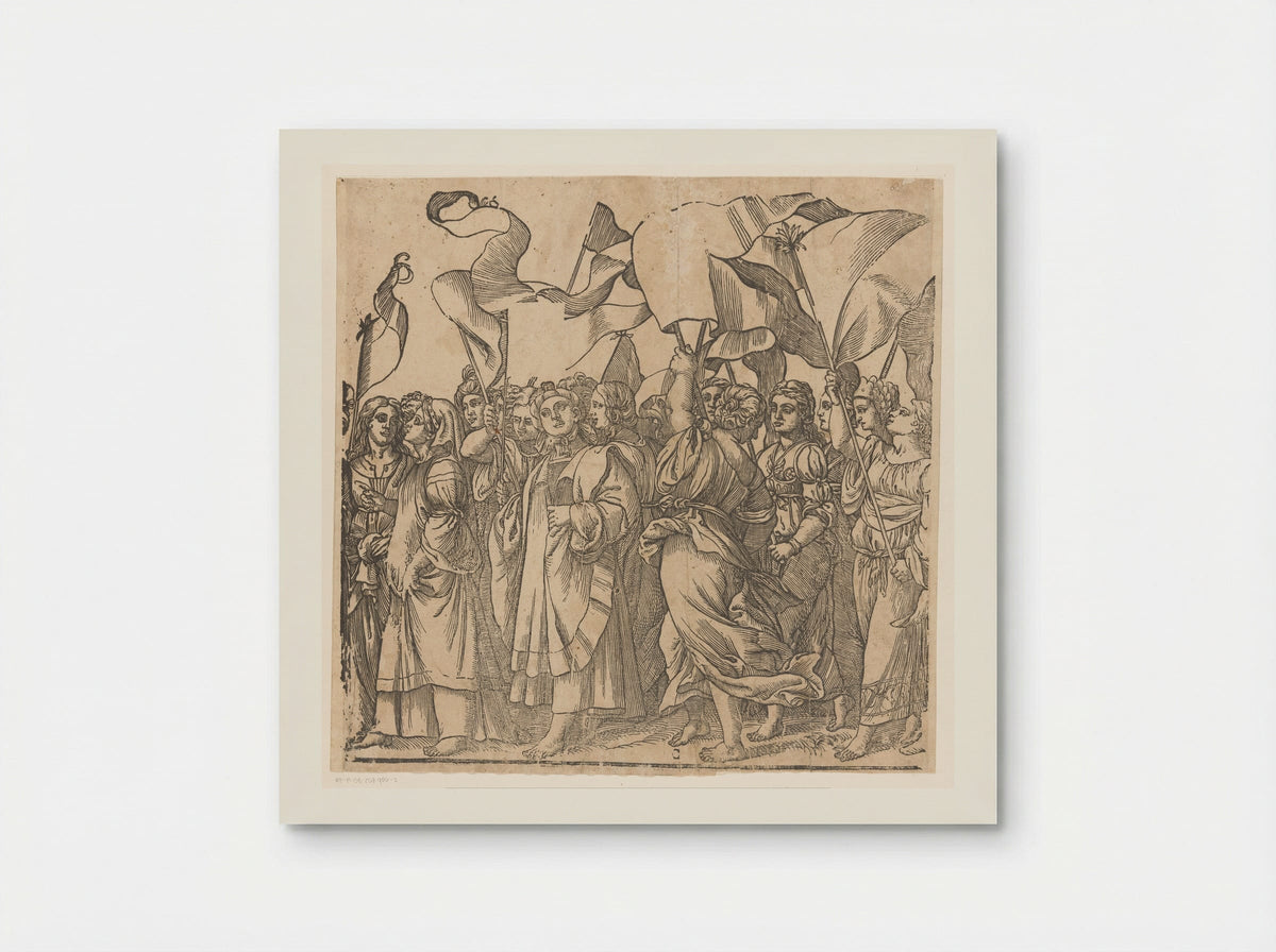 Triomf van Christus (derde deel) - Andrea Andreani - Poster