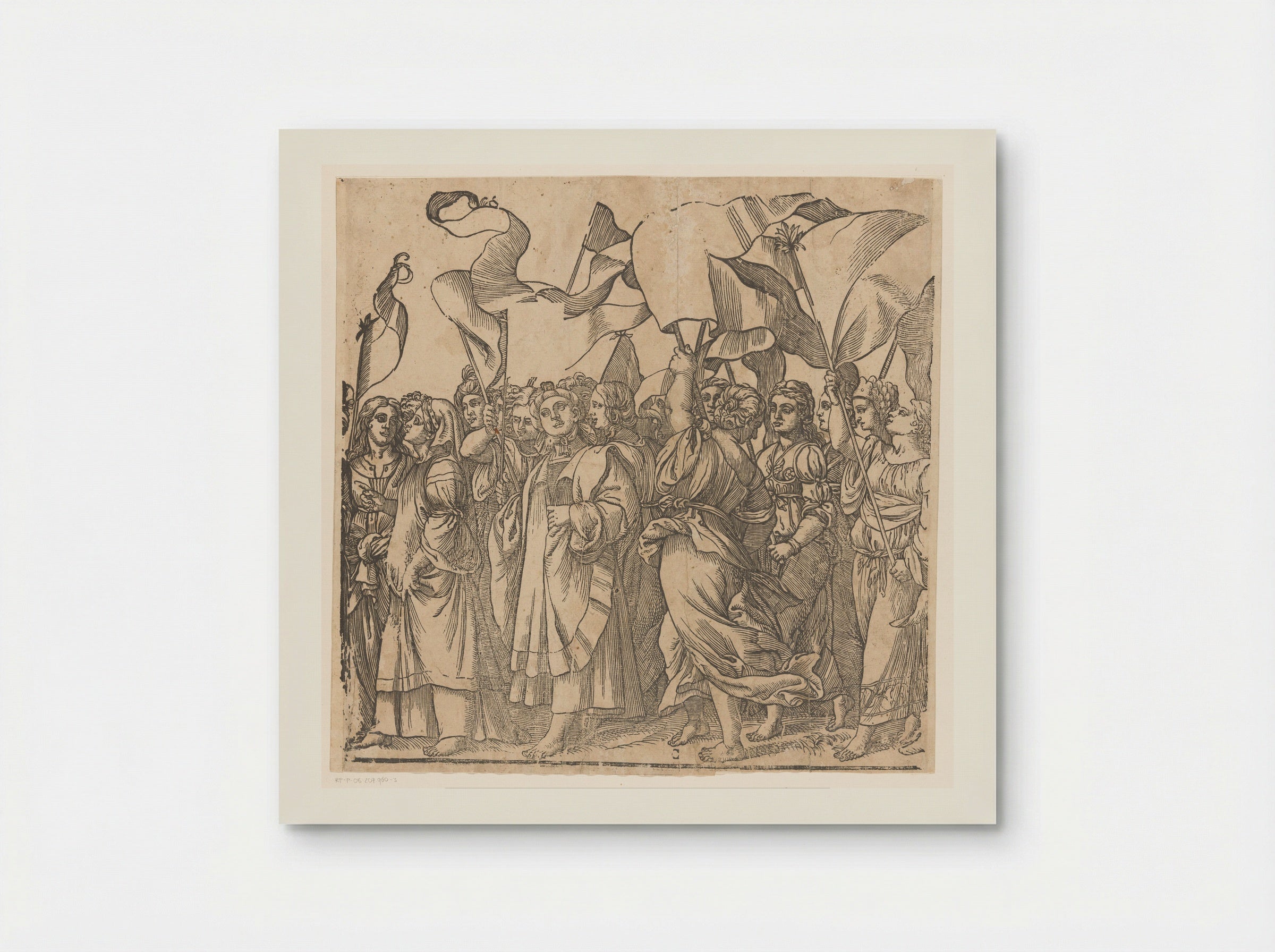 Triomf van Christus (derde deel) - Andrea Andreani - Poster