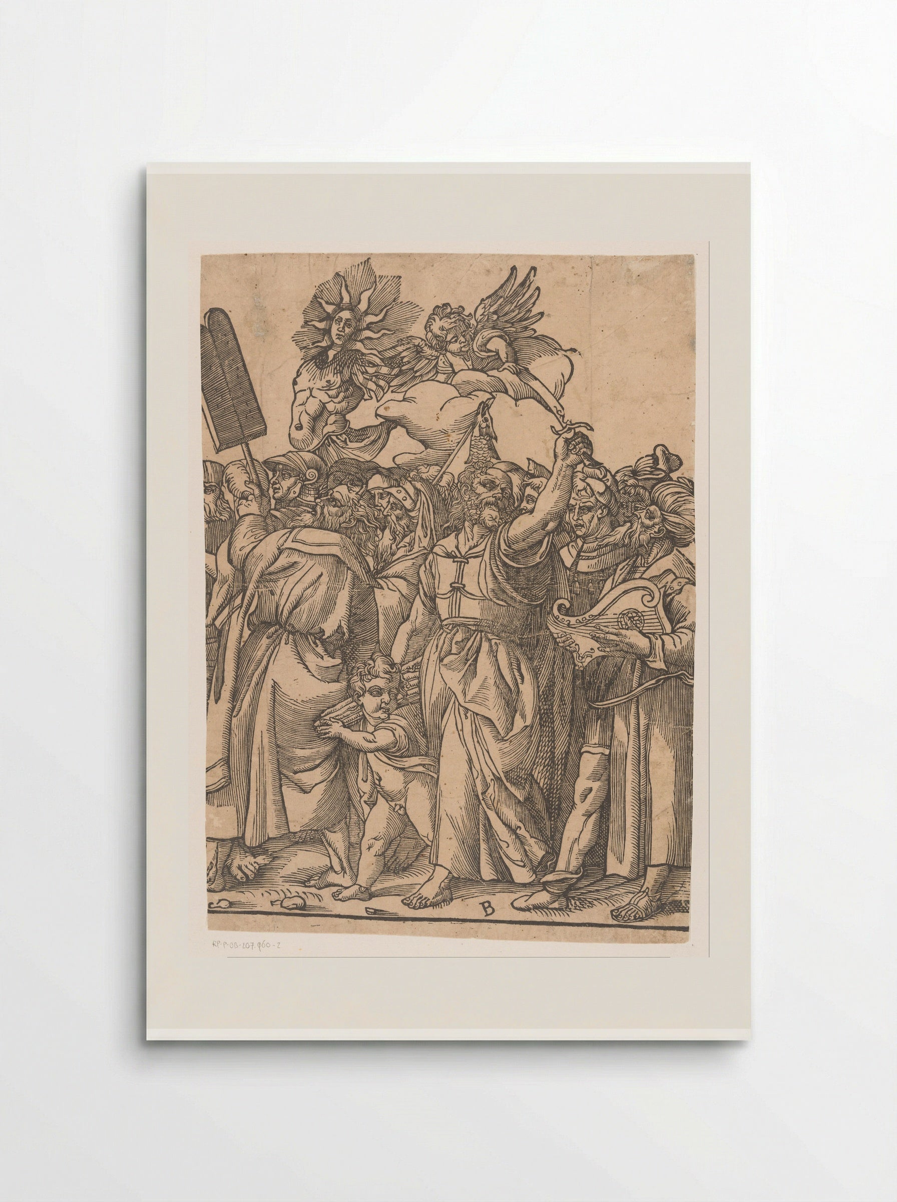 Triomf van Christus (tweede deel) - Andrea Andreani - Poster