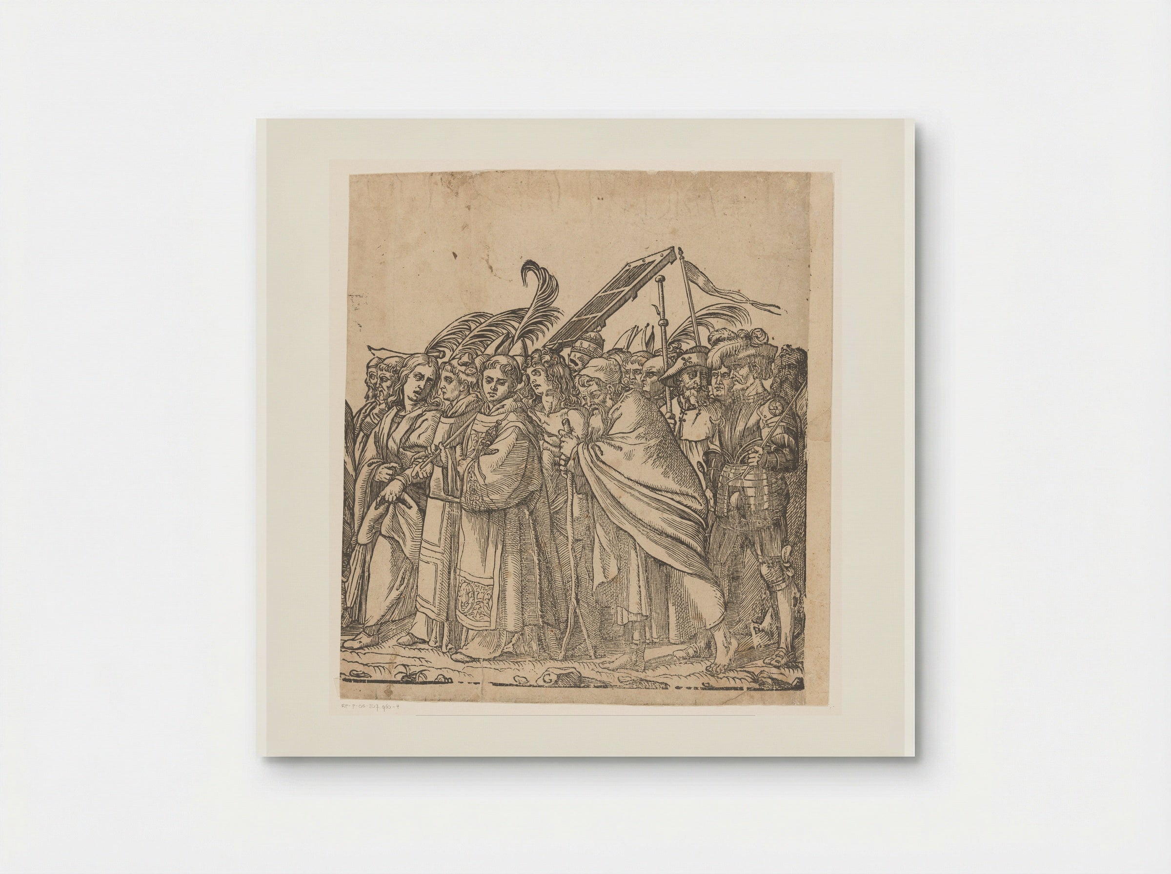 Triomf van Christus (zevende deel) - Andrea Andreani - Poster