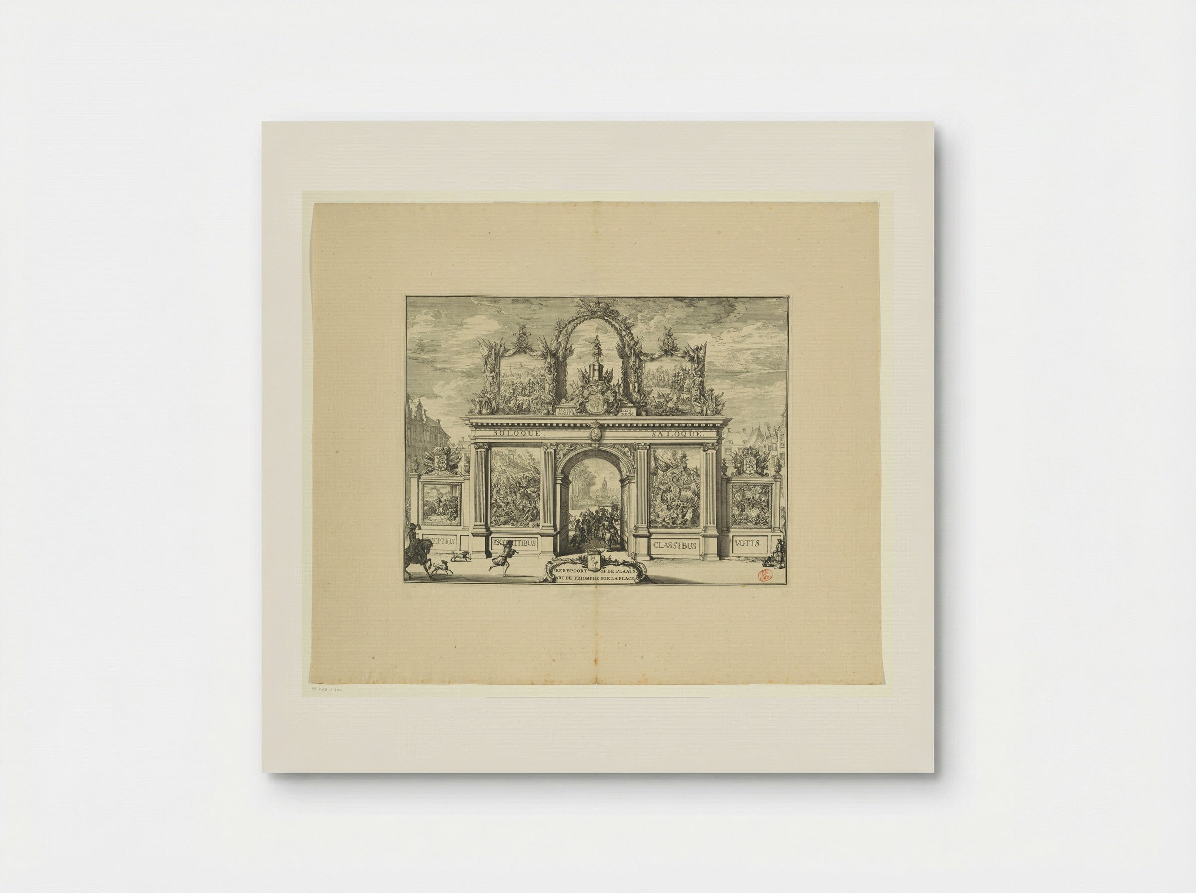 Triomfboog op de Plaats - Romeyn de Hooghe - Poster