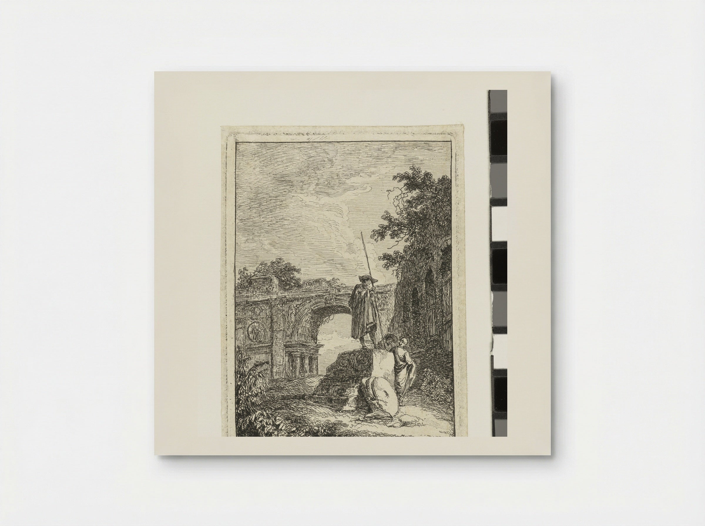 Triomfboog - Hubert Robert - Poster