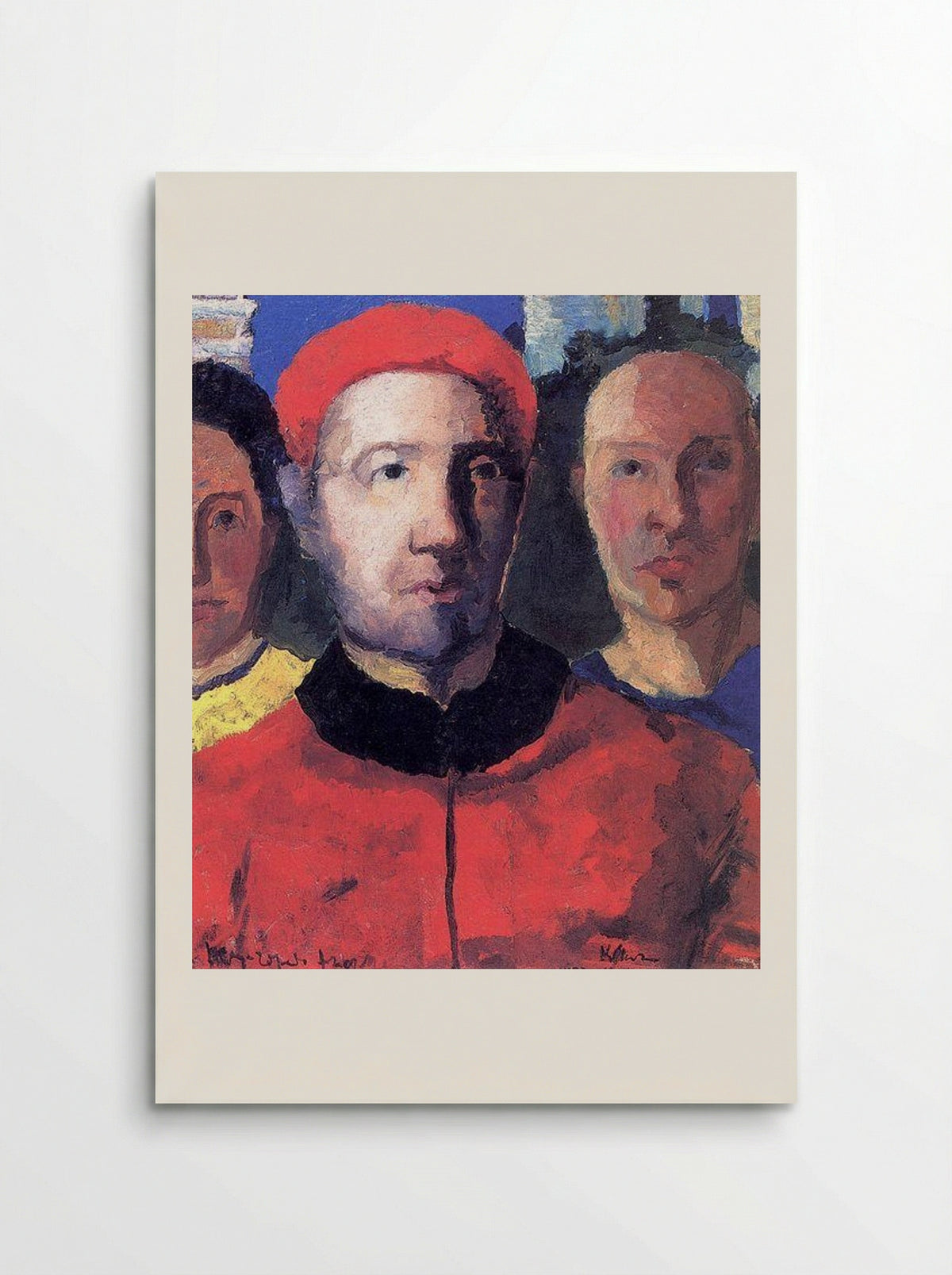 Triple portrait - Kazimir Malevich - Poster