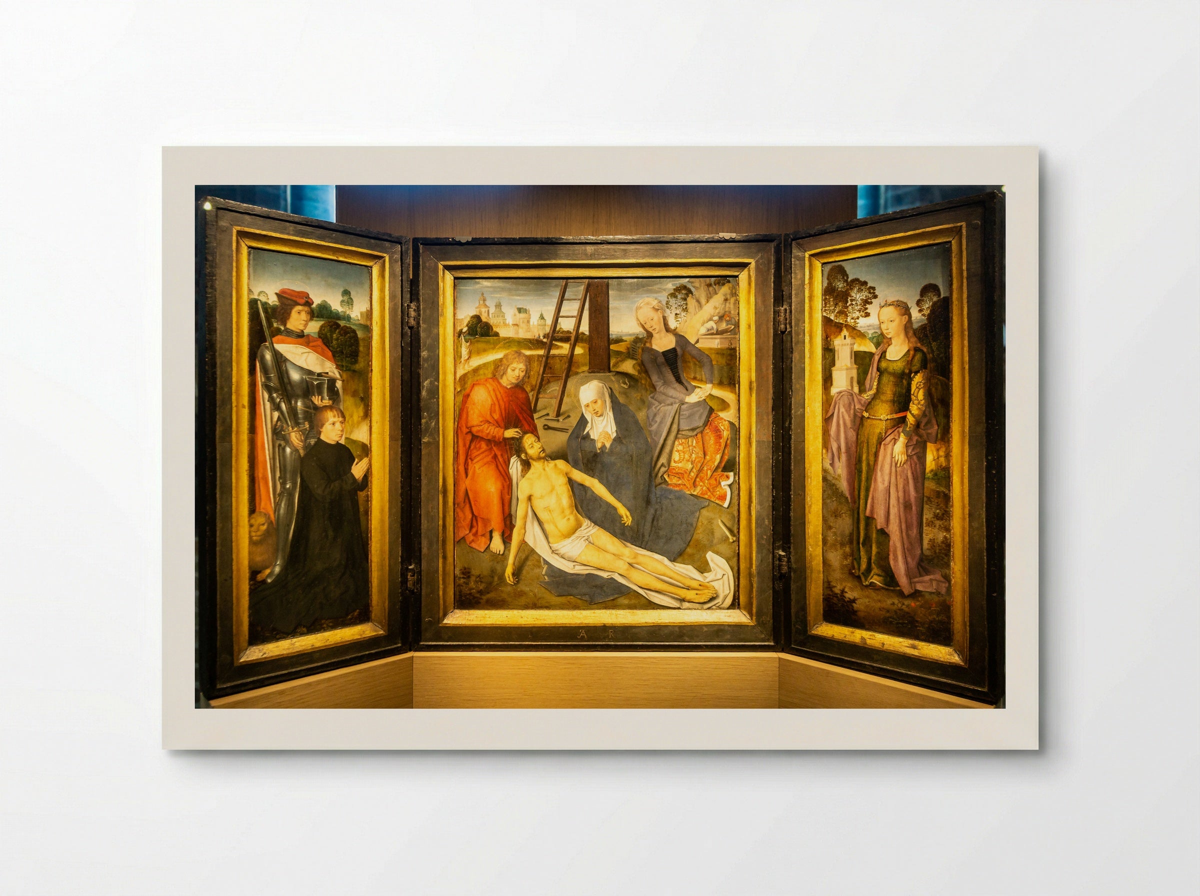 Triptych of Adriaan Reins - Hans Memling - Poster
