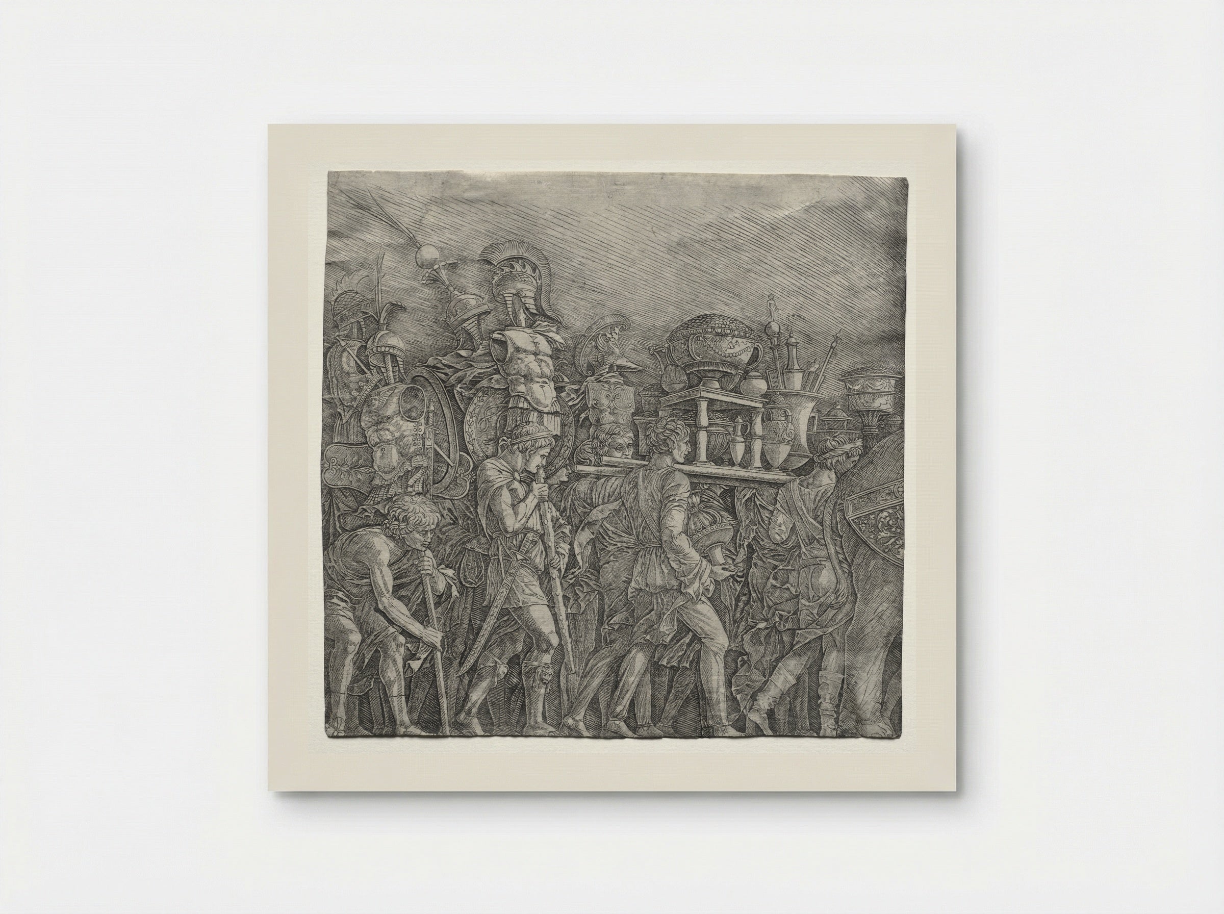 Triumph of Caesar: The Corselet Bearers - Andrea Mantegna - Poster