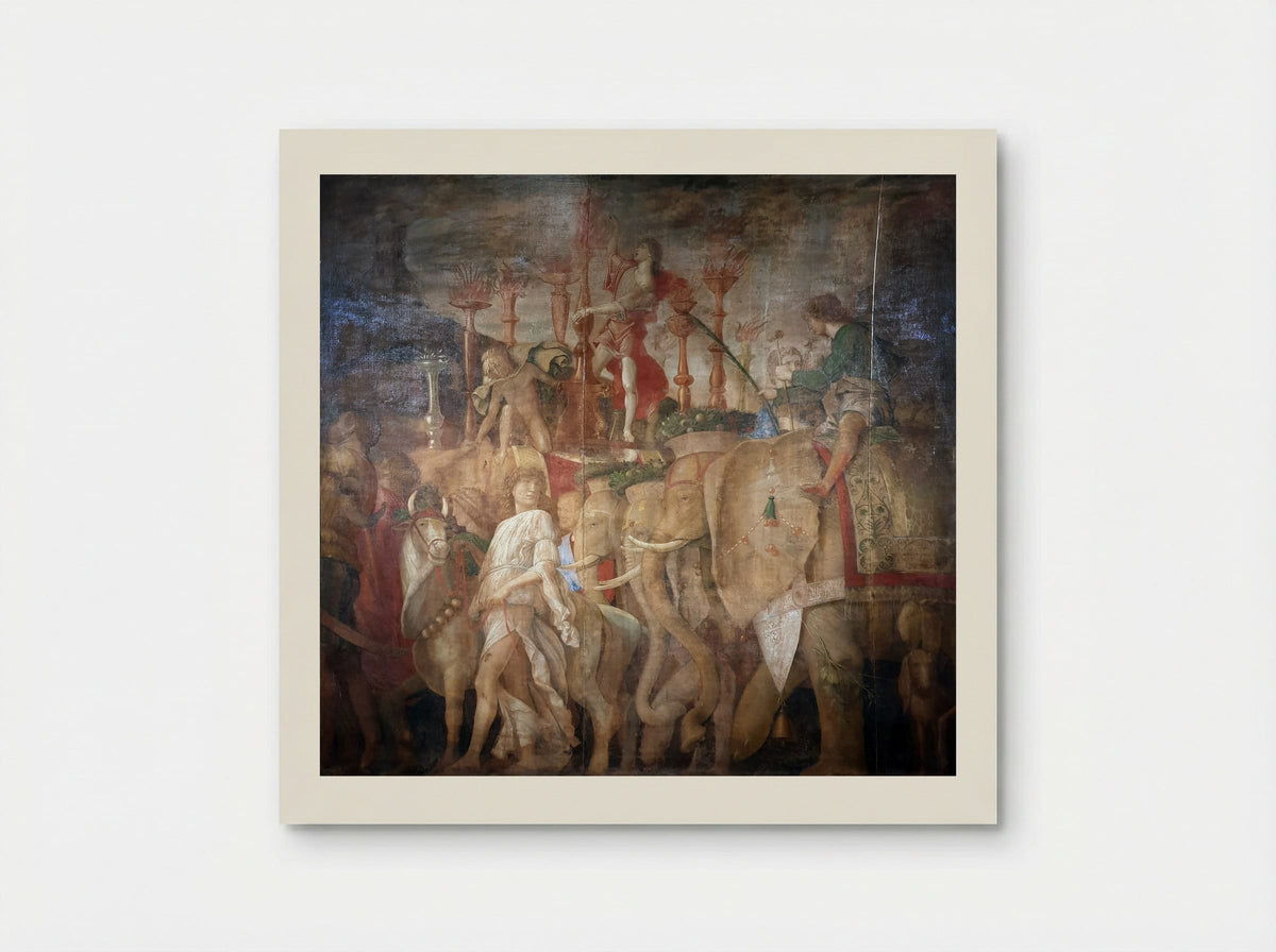 Triumph of Caesar: The Elephants - Andrea Mantegna - Poster