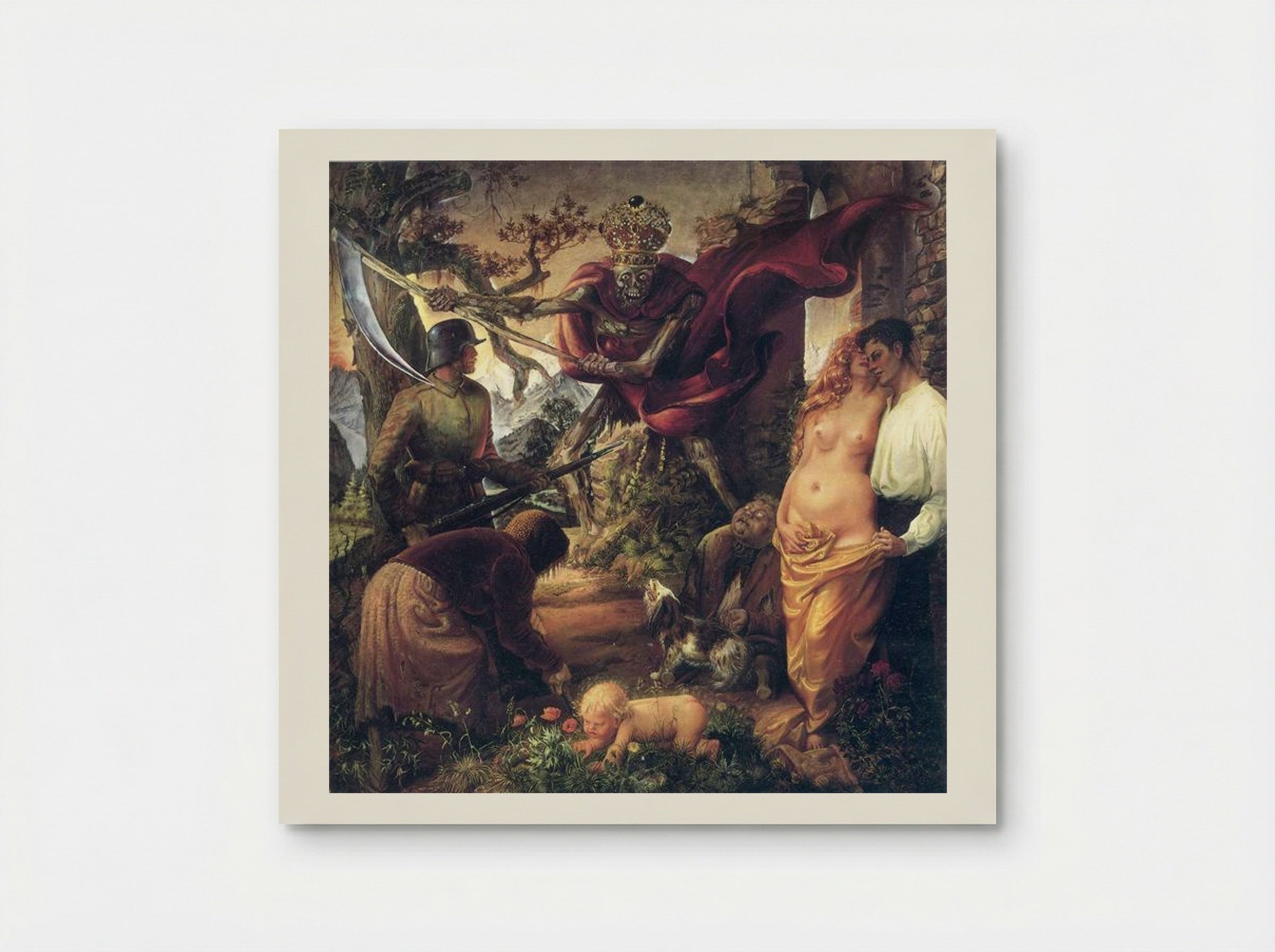 Triumph of Death - Otto Dix - Poster