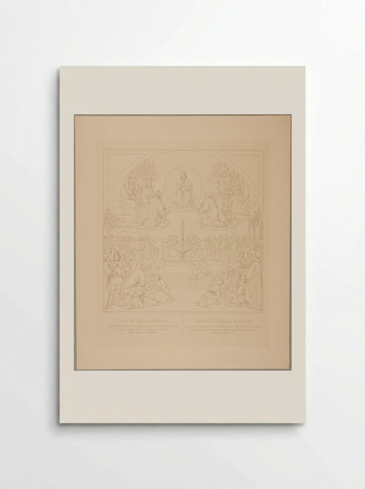 Triumph of Religion in the Arts - Samuel Amsler - Poster