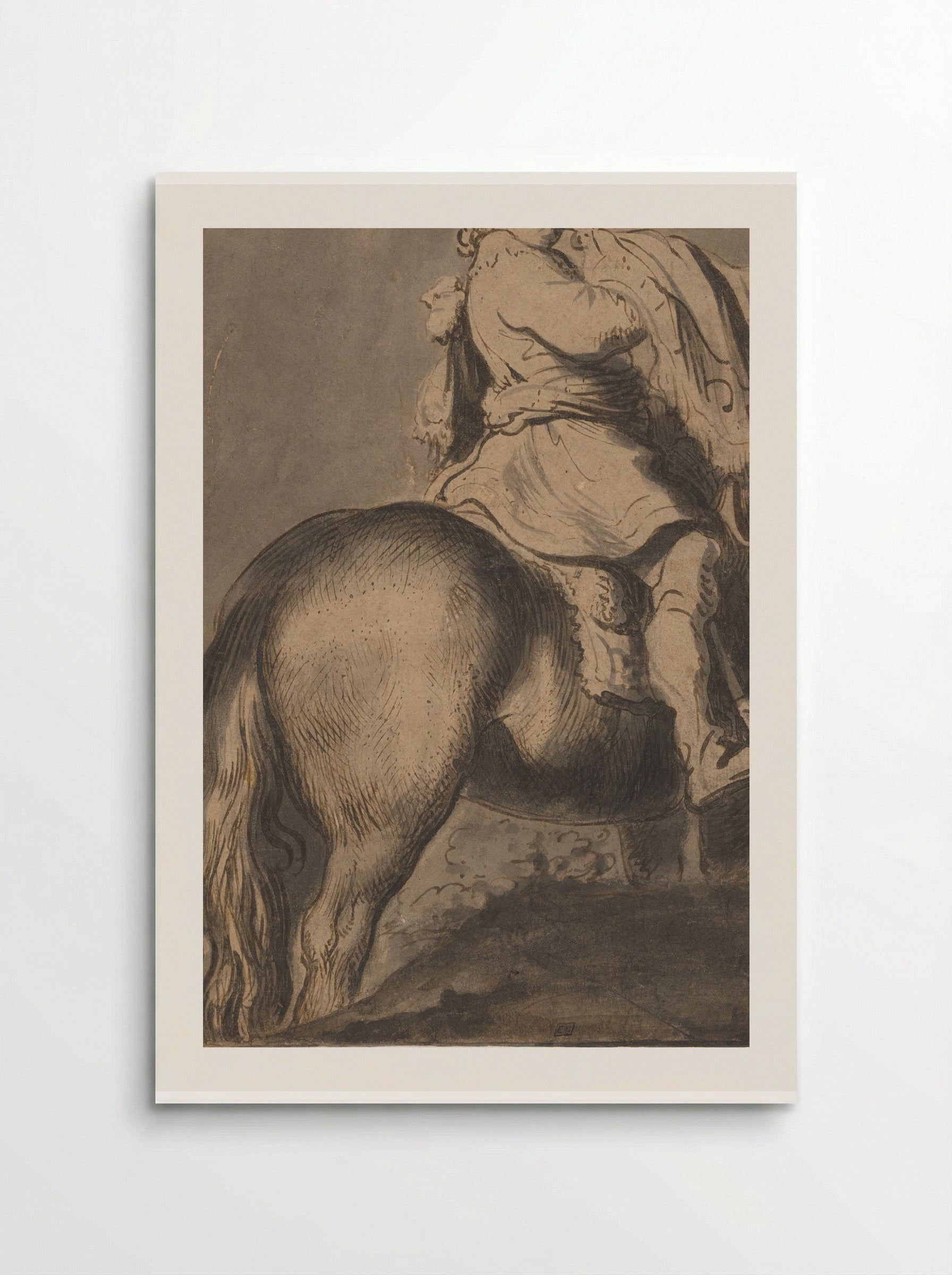 Trompetter te paard - Jan Lievens - Poster
