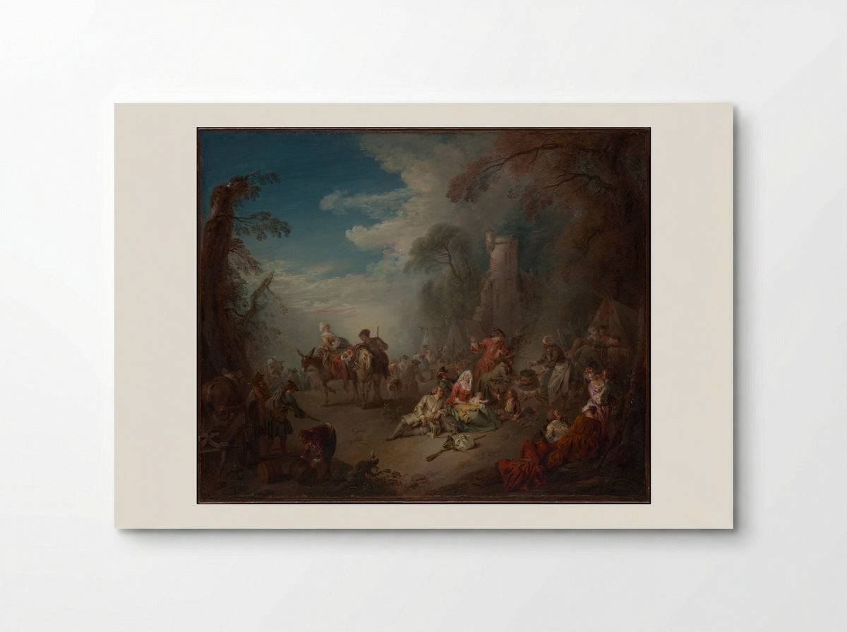 Troops at Rest - Jean-Baptiste Joseph Pater - Poster