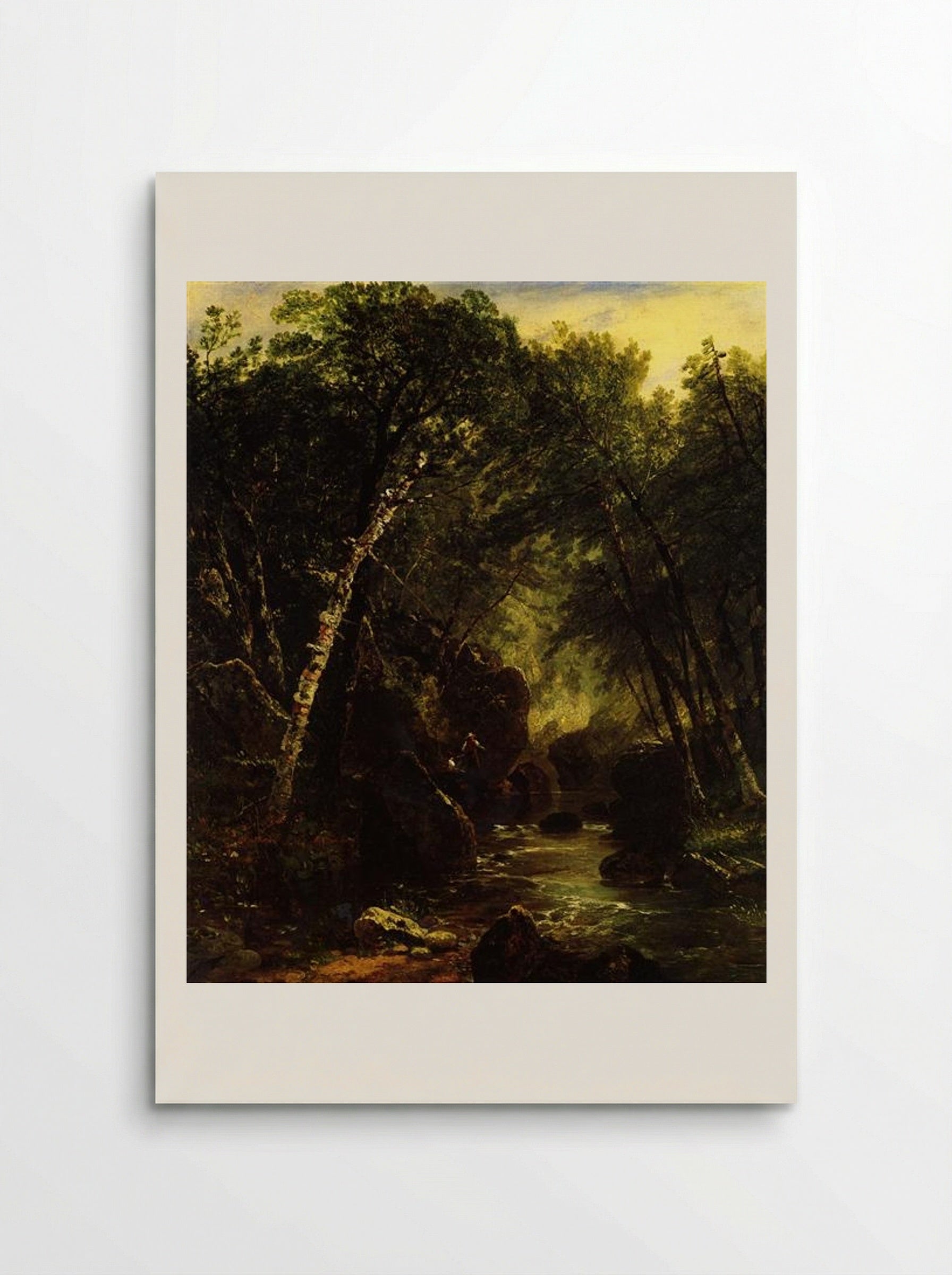 Trout Fisherman - John Frederick Kensett - Poster