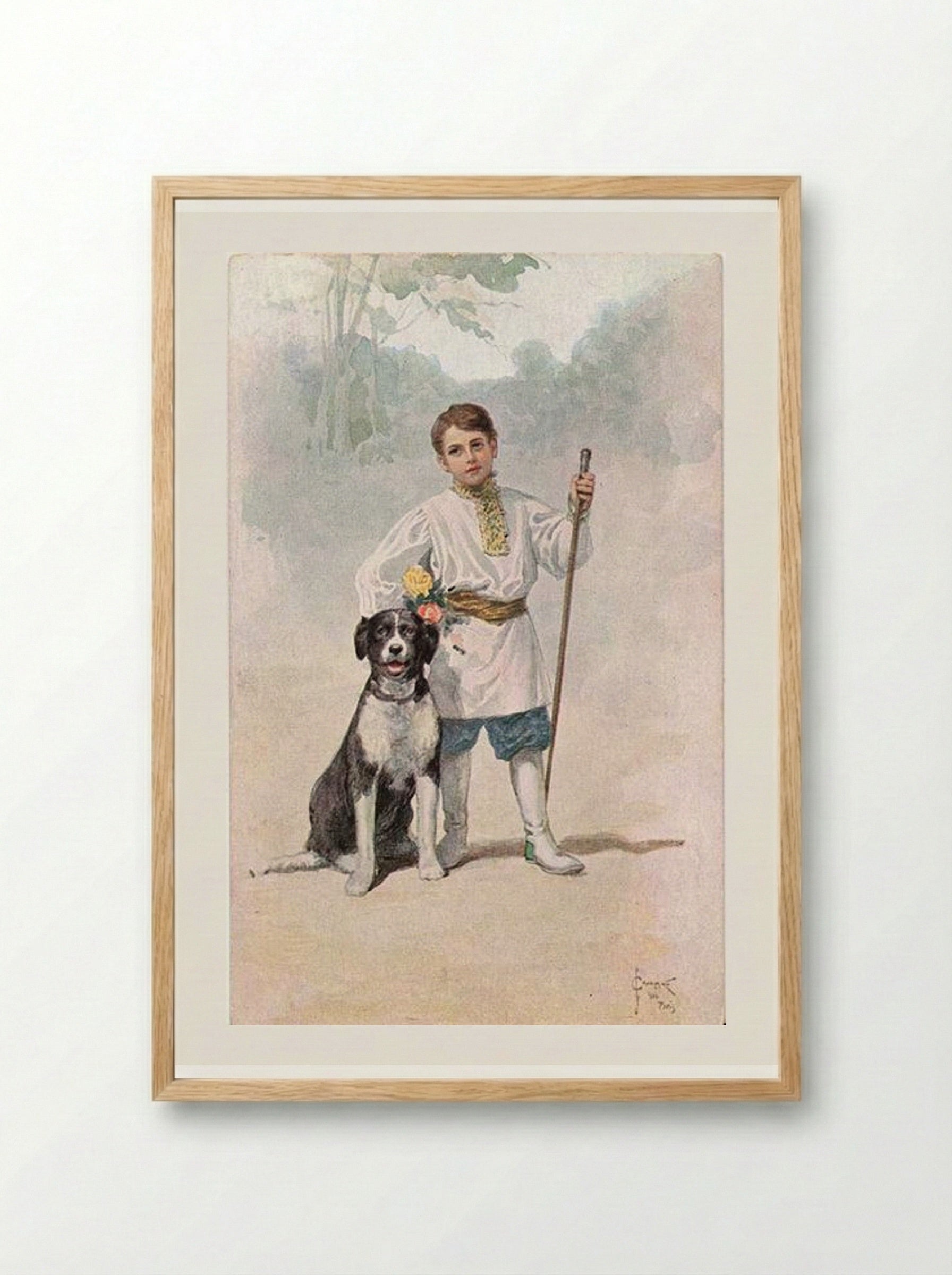 True Friends - Sergey Solomko - Framed Print Wood