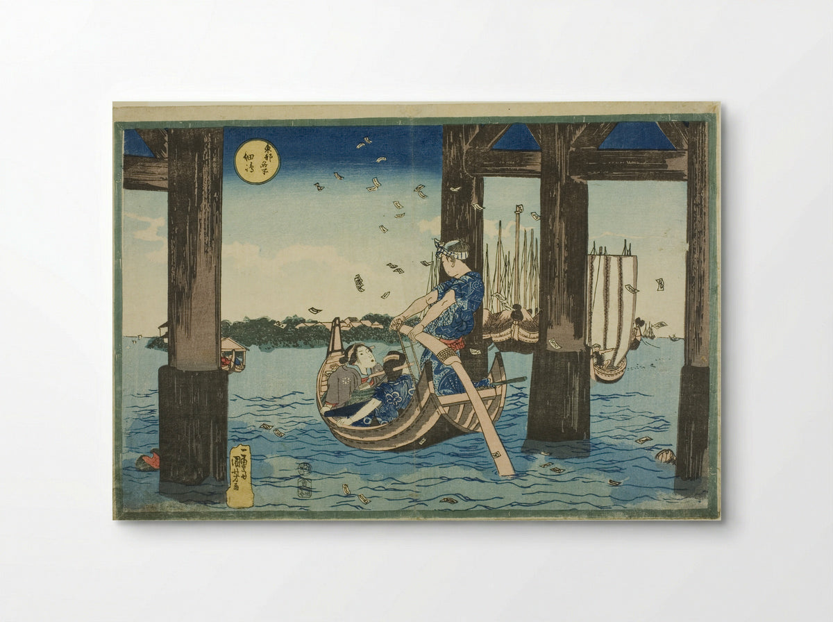 Tsukuda Island (Tsukudajima) - Utagawa Kuniyoshi - Poster