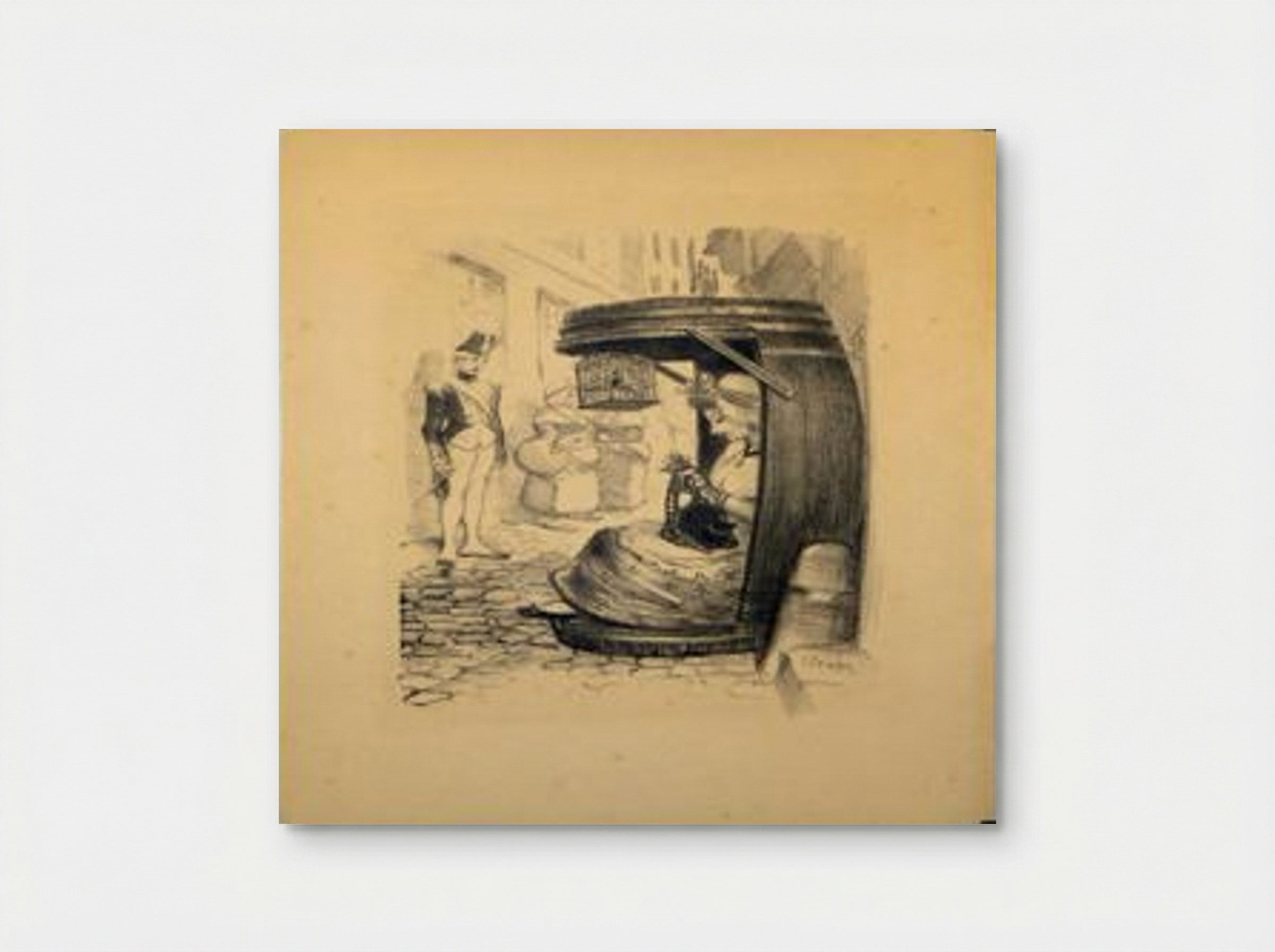 Tu te Brules a la Chandelle - Théophile Steinlen - Poster