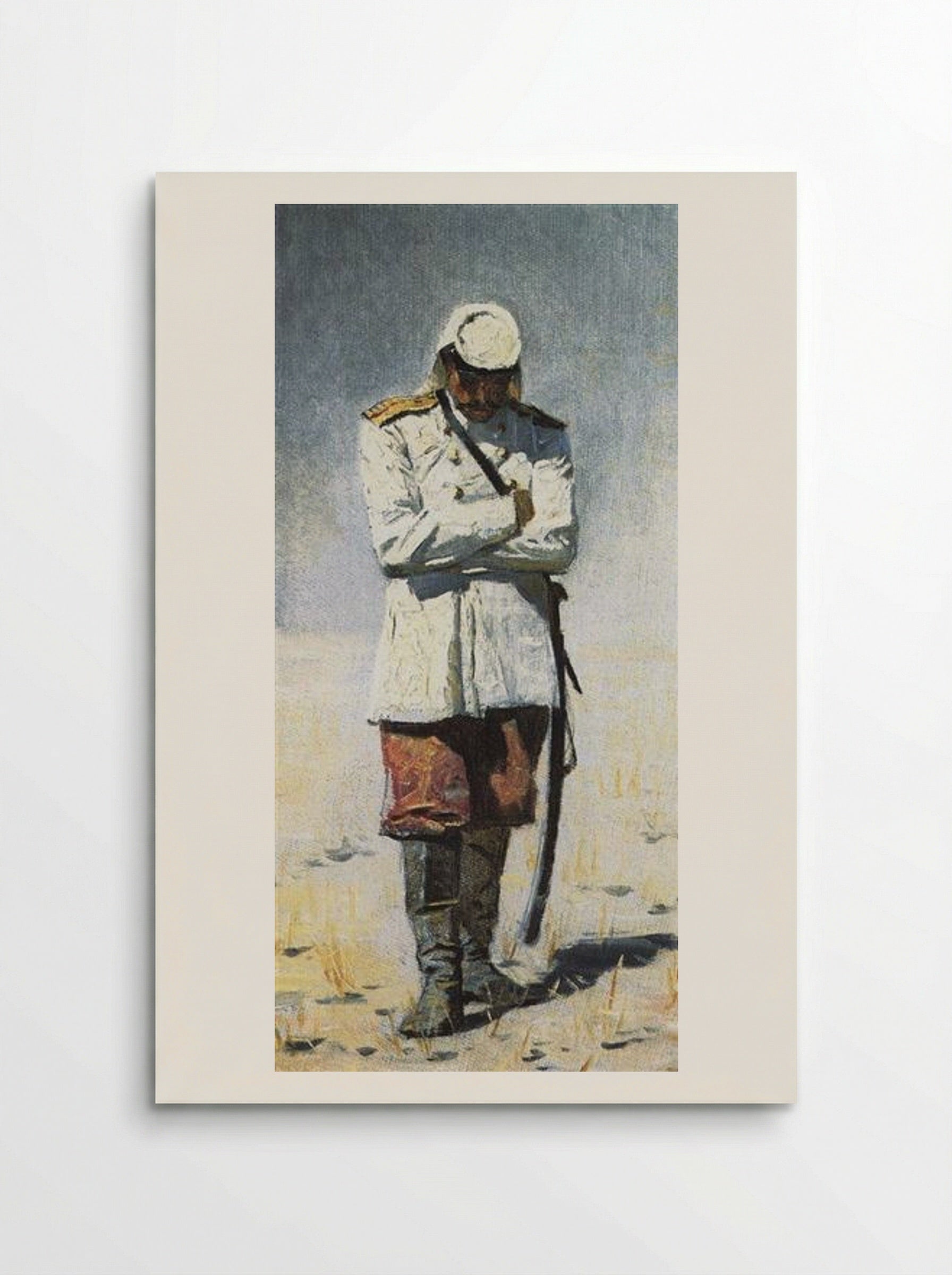 Turkestan Officer, When There Will Be No Campaign - Vasily Vereshchagin - Poster
