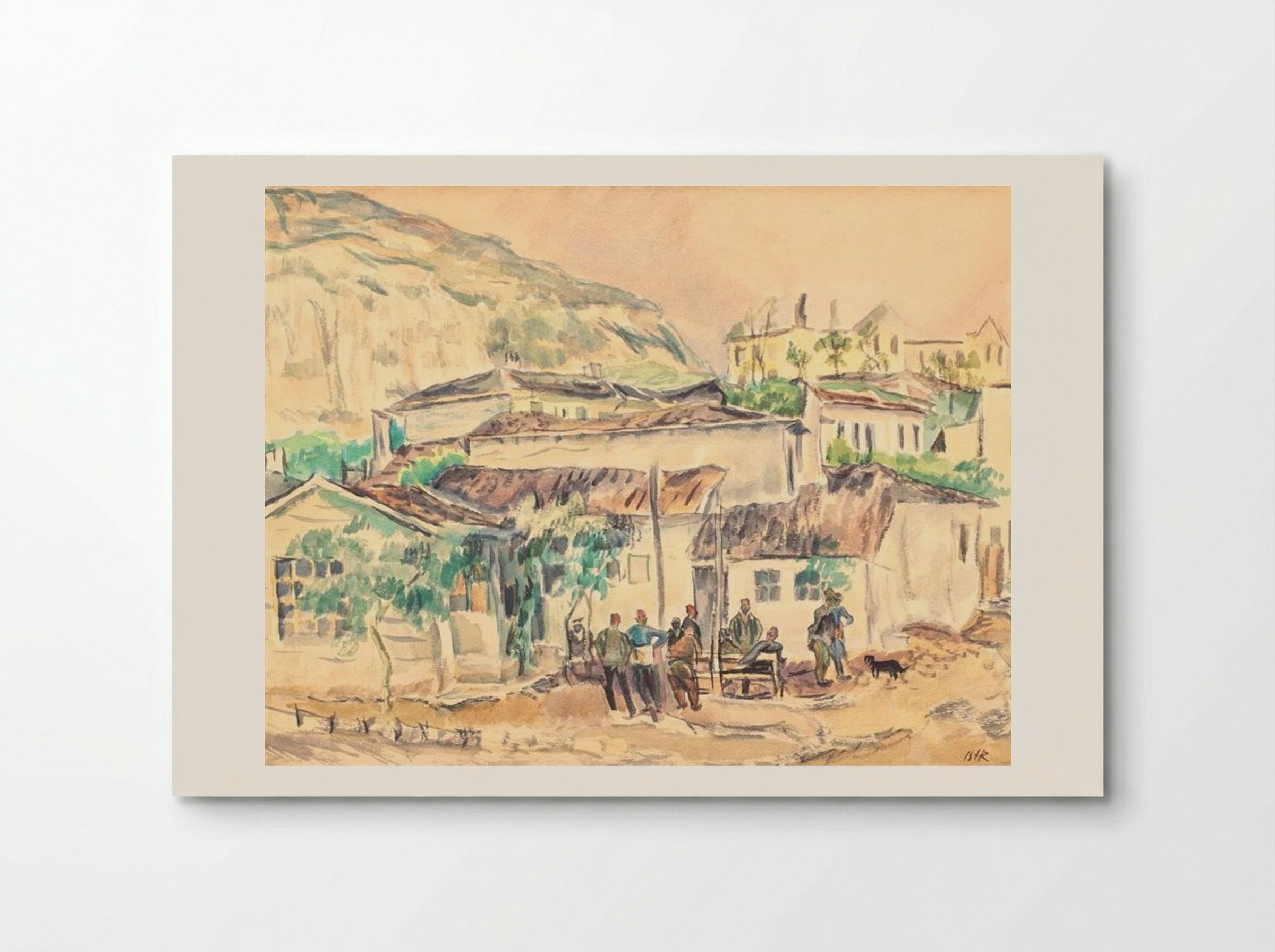 Turks at the Cafe - Iosif Iser - Poster