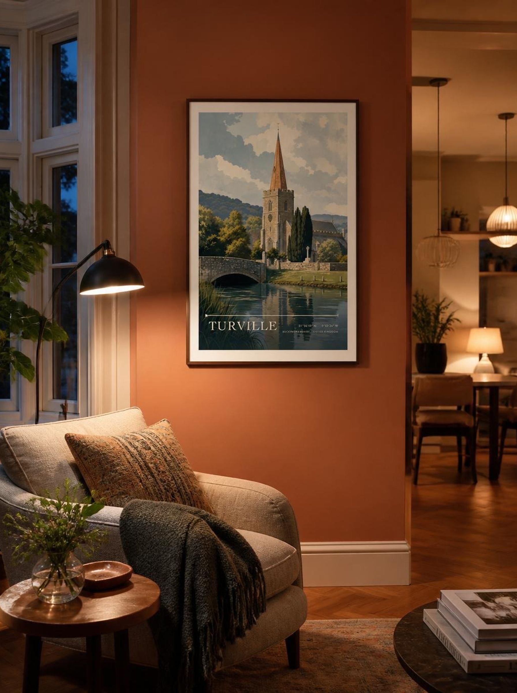 Turville Buckinghamshire United Kingdom Travel Poster - Lifestyle