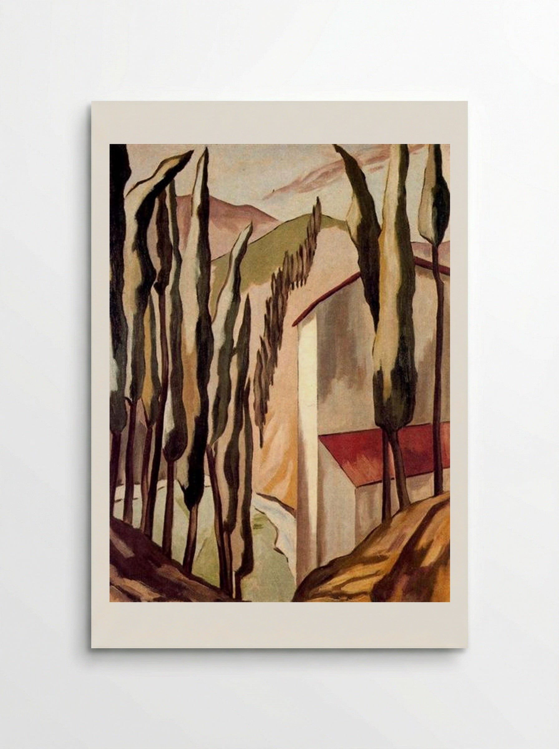 Tuscan Landscape - Alberto Magnelli - Poster