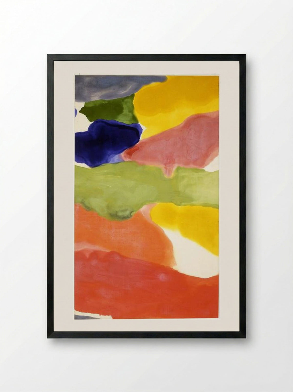 Tutti-Fruitti - Helen Frankenthaler - Framed Print Black