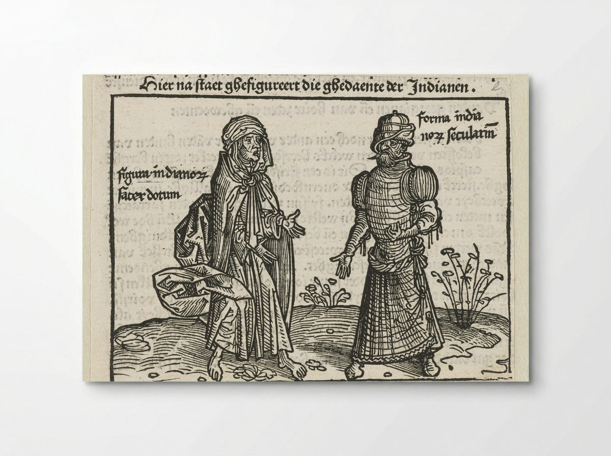 Twee Ethiopiërs - Erhard Reuwich - Poster