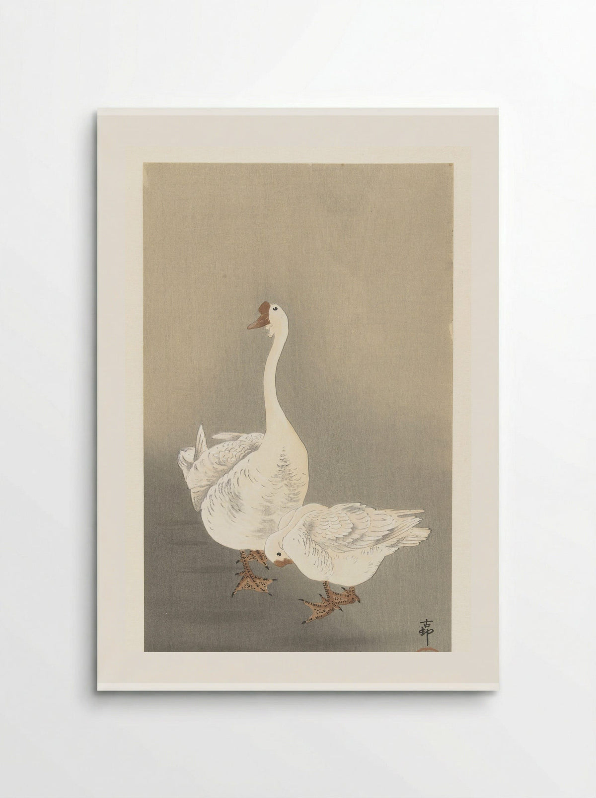 Twee Ganzen (Two Geese) - Matsuki Heikichi - Poster