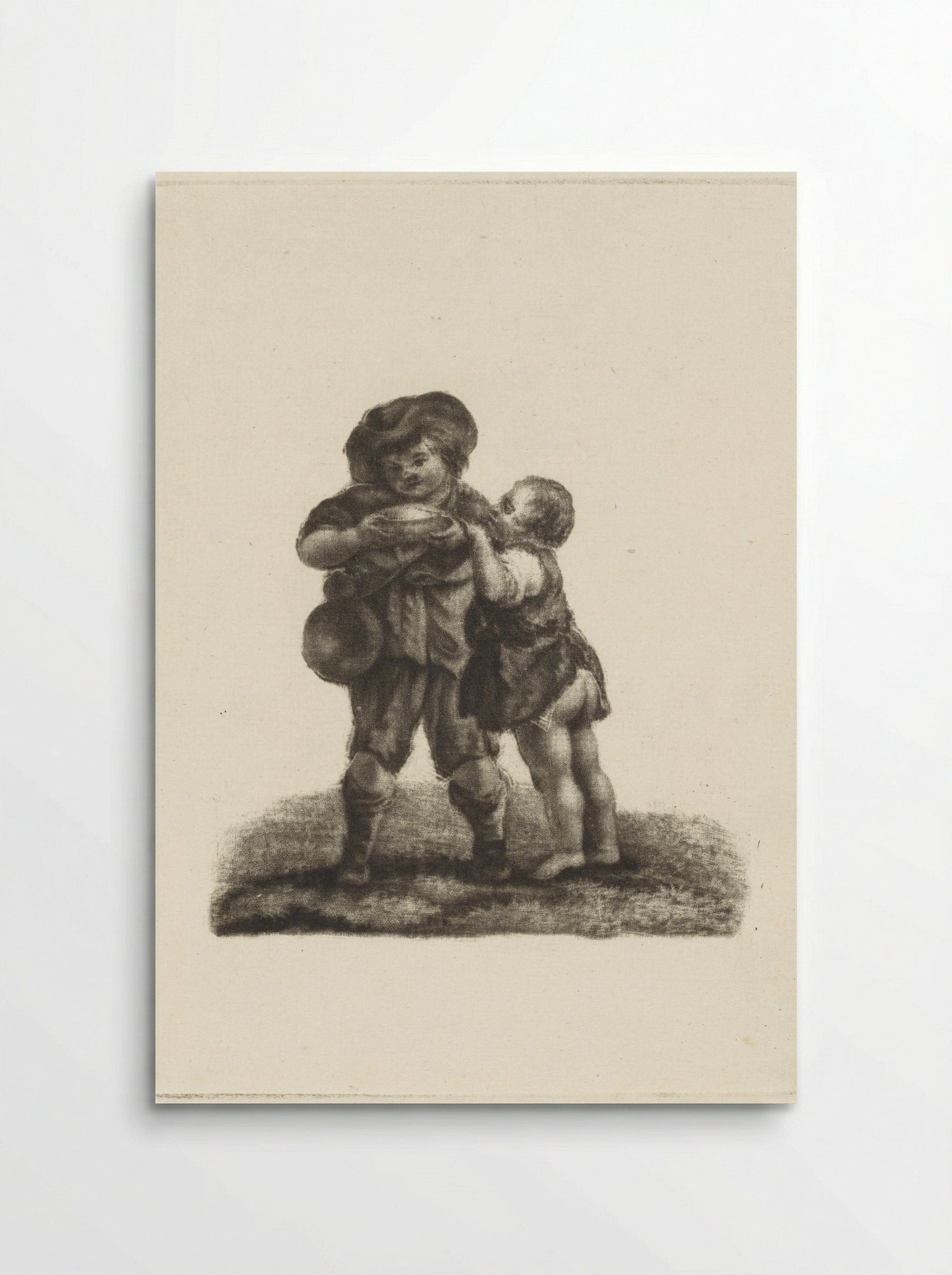 Twee kinderen - Dirk van der Toorn - Poster