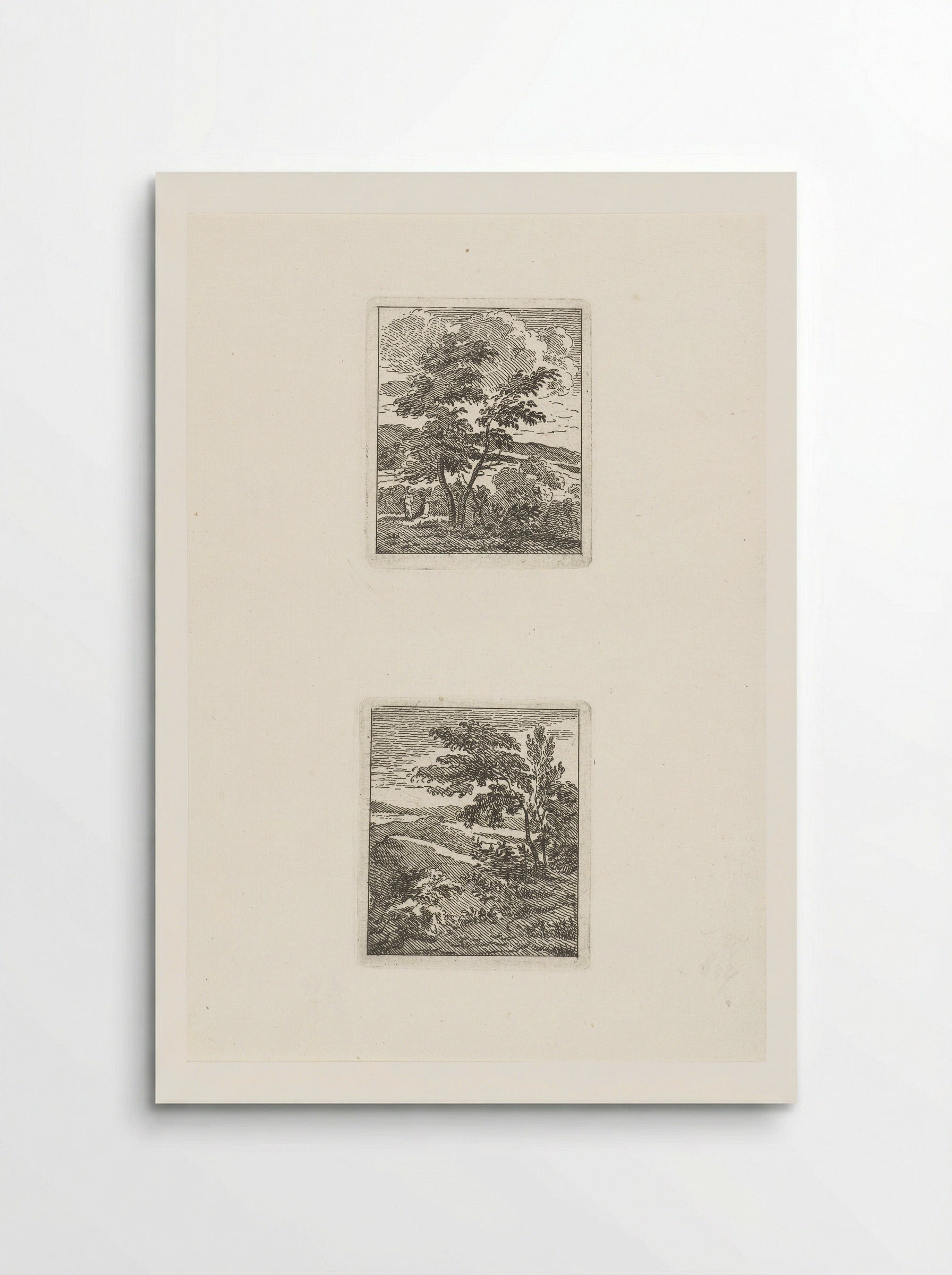 Twee landschappen - Jan Matthias Cok - Poster