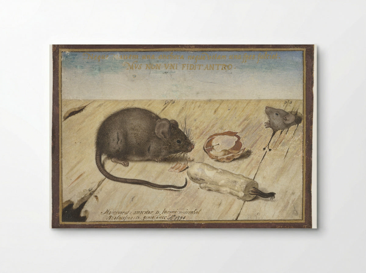 Twee muizen (Two Mice) - Joris Hoefnagel - Poster