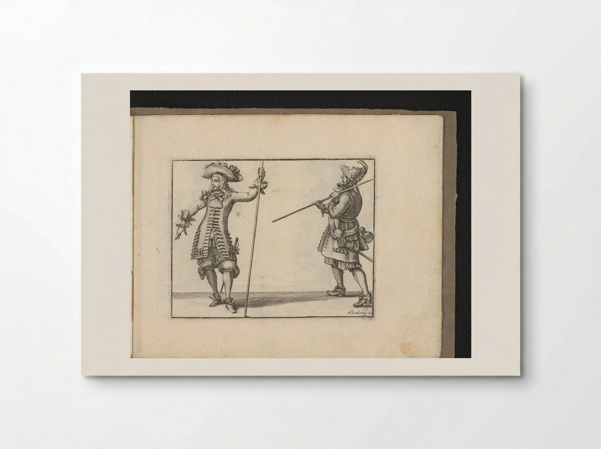 Twee piekeniers (Two Pikemen) - Jean Moncornet - Poster