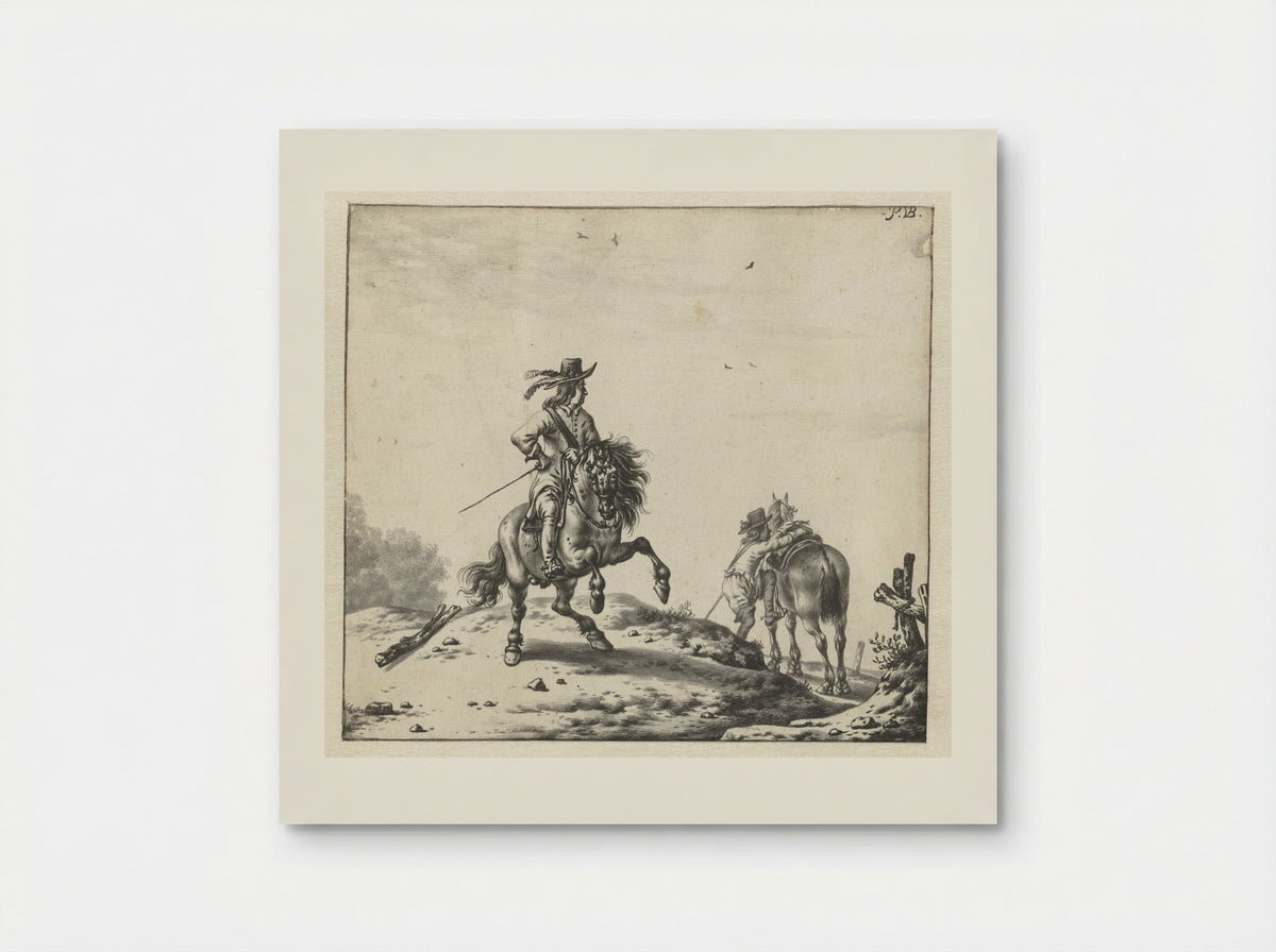 Twee ruiters (Two Riders) - Pieter Cornelisz. Verbeeck - Poster