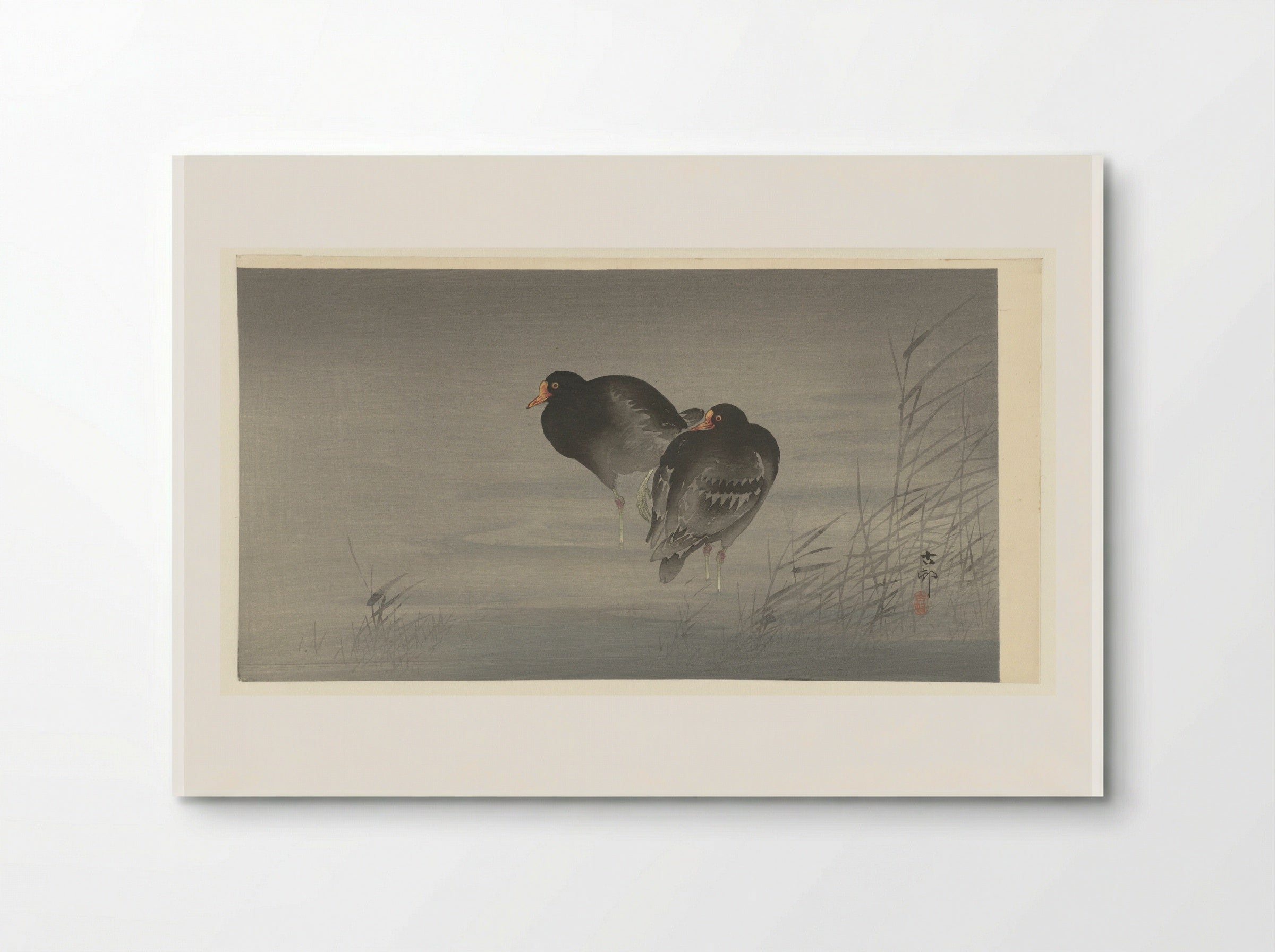 Twee waterhoentjes - Matsuki Heikichi - Poster