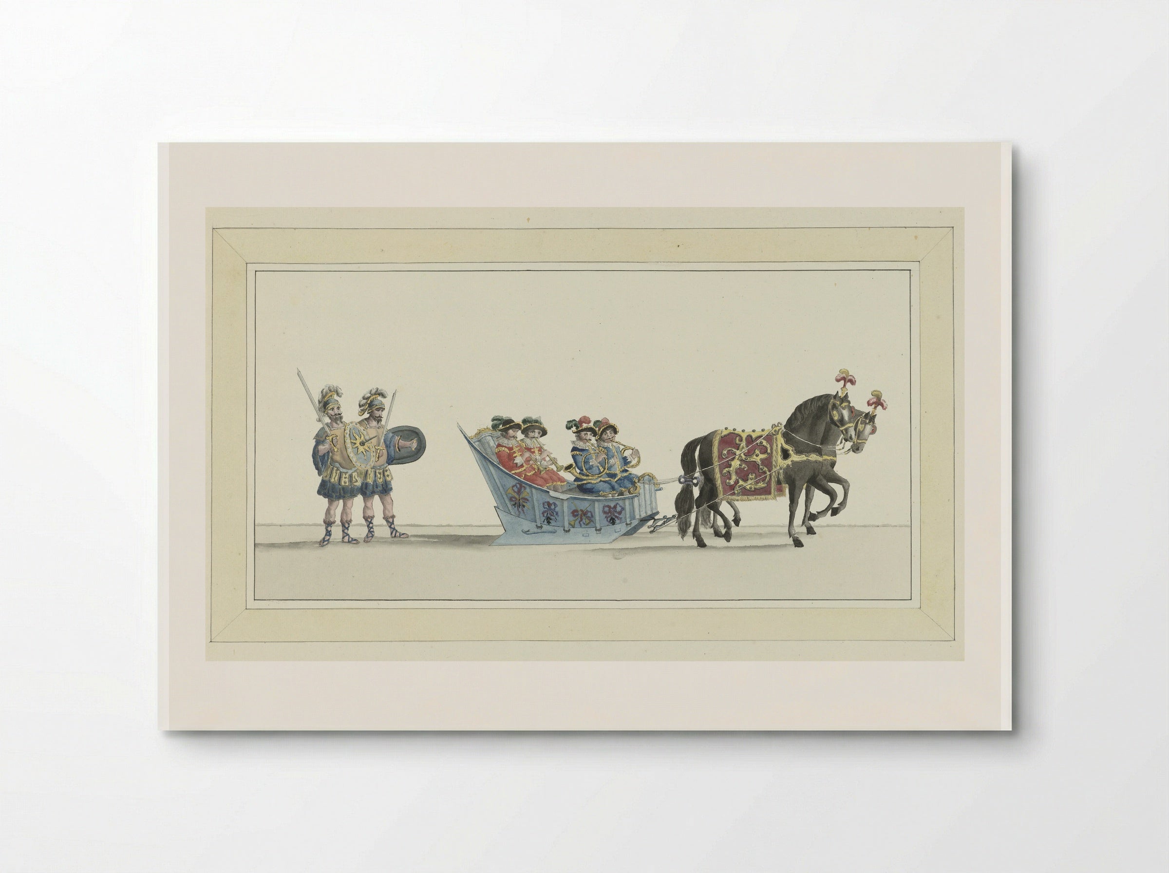 Tweede slede (Second Sleigh) - Abraham Delfos - Poster
