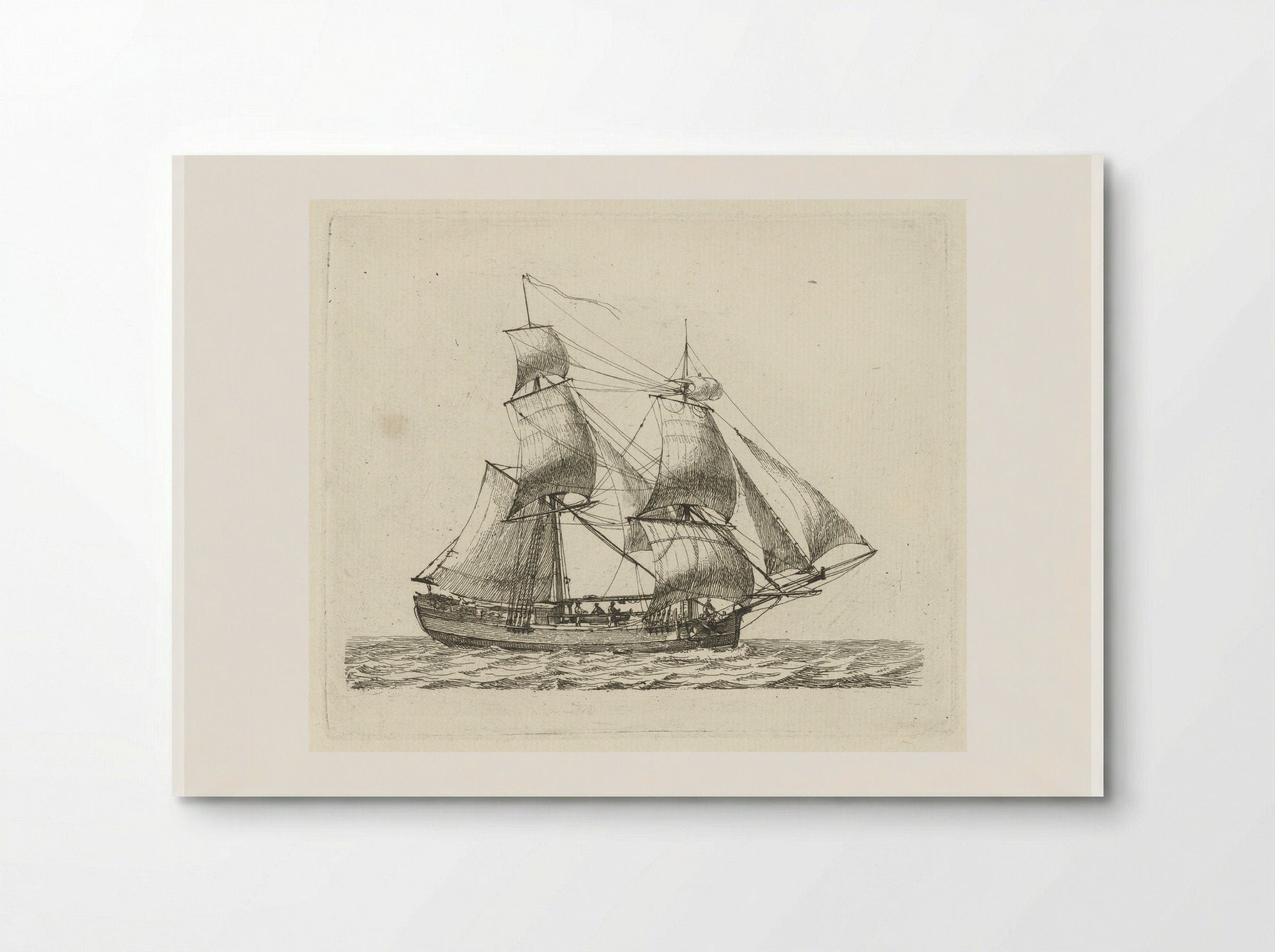Tweemaster op water - Gerrit Groenewegen - Poster