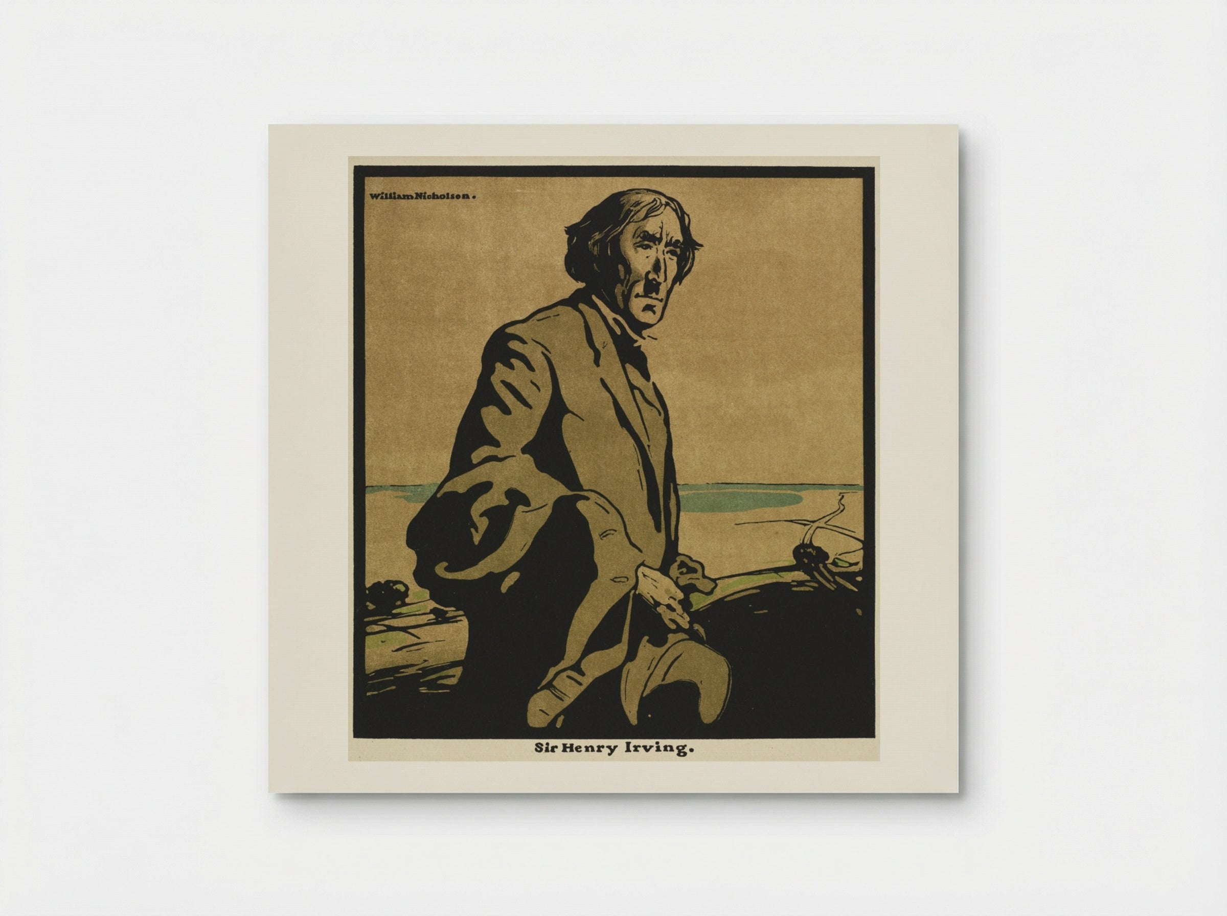Twelve Portraits: Sir Henry Irving - William Nicholson - Poster