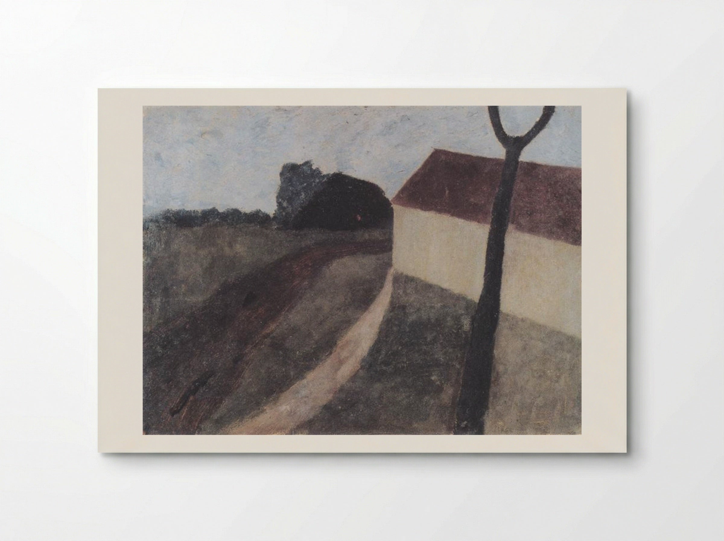 Twilight Landscape with House and Fork - Paula Modersohn-Becker - Poster