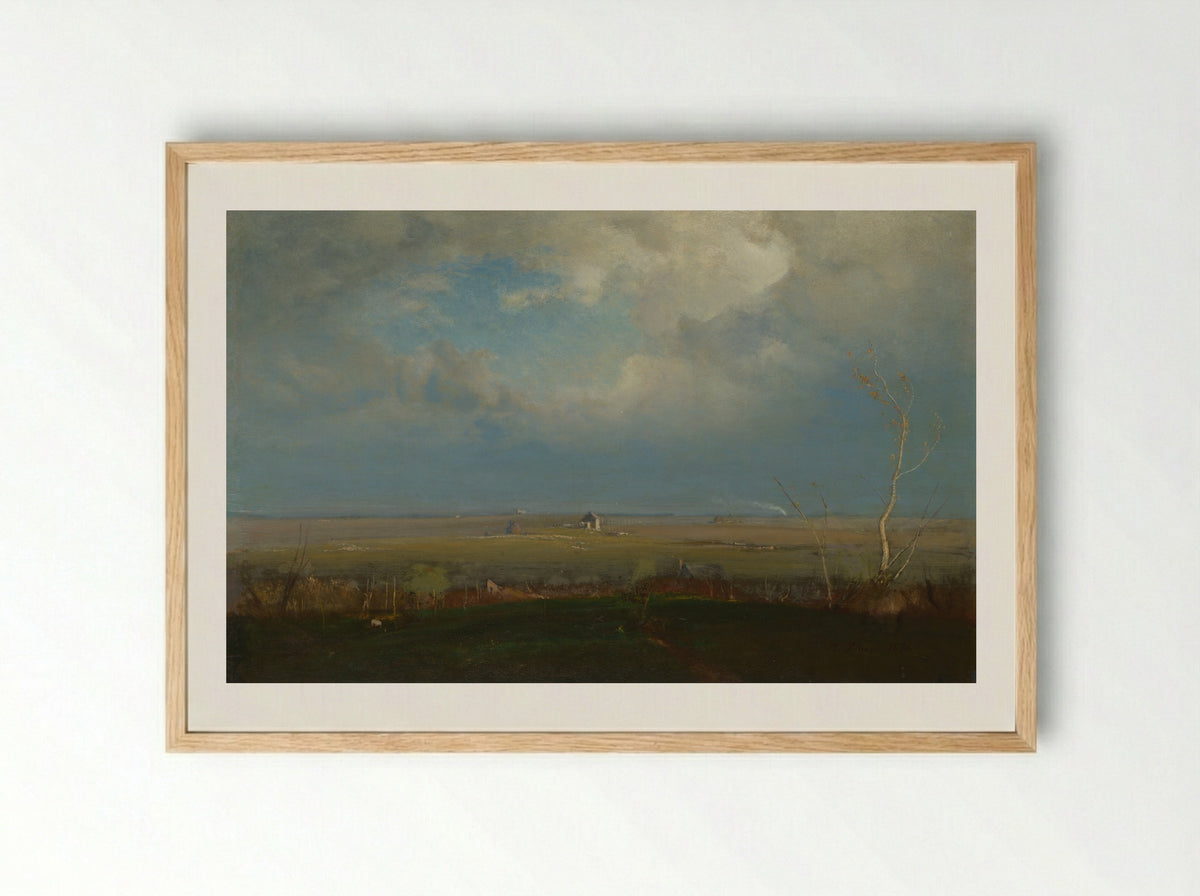 Twilight in Italy - George Inness - Framed Print Wood
