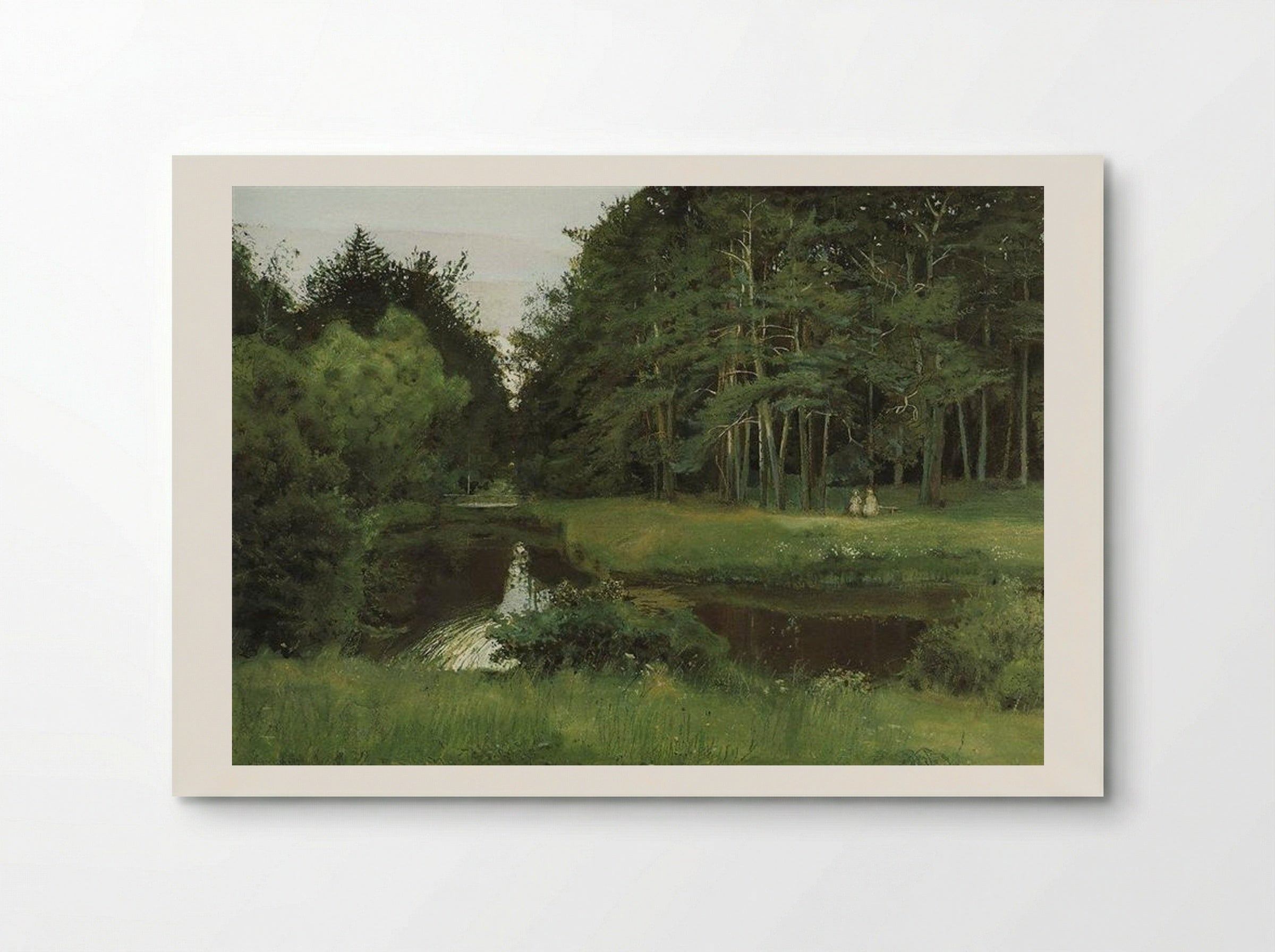 Twilight in the Old Park - Konstantin Somov - Poster