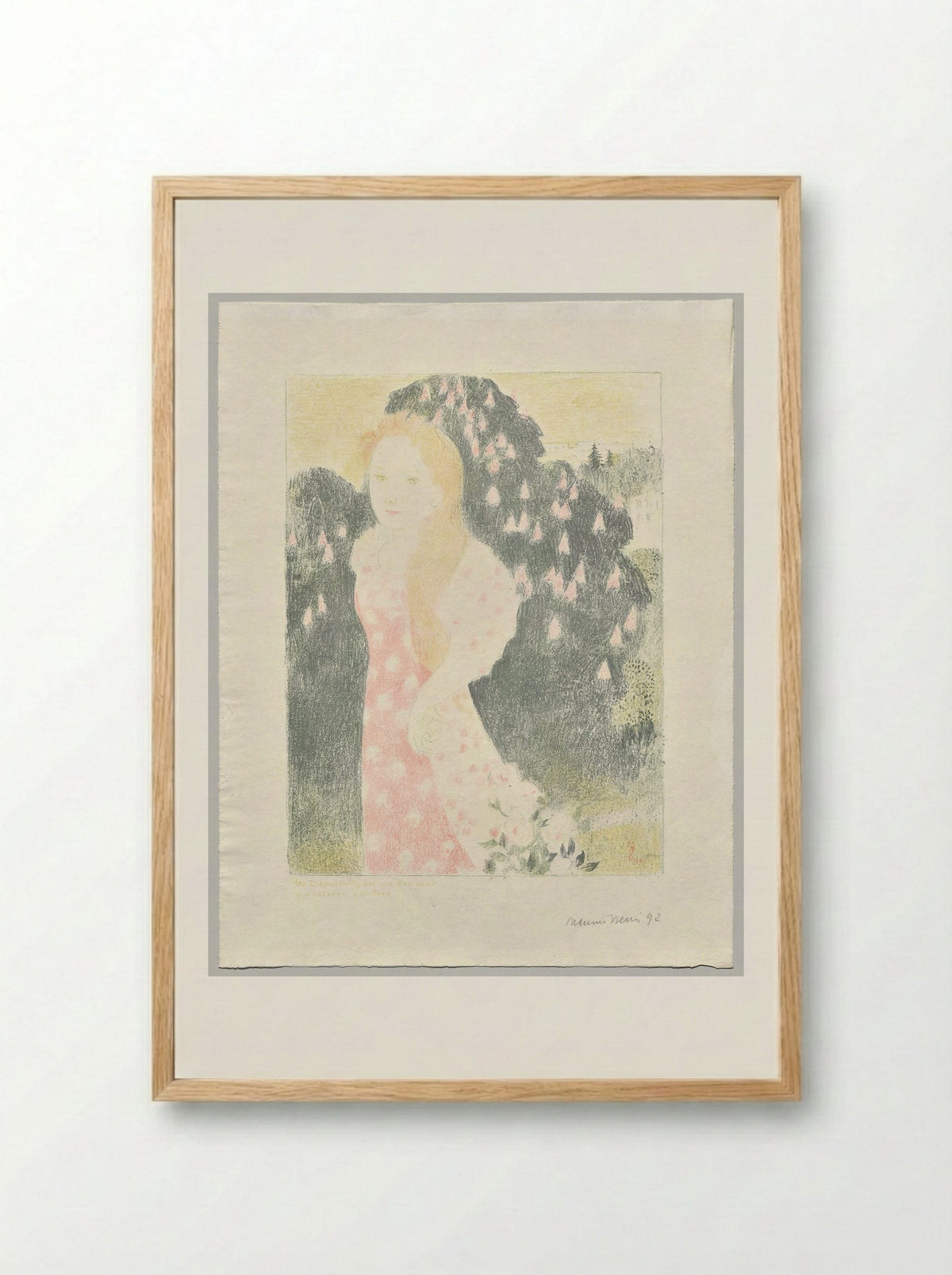 Twilights Have the Softness of Old Paintings - Maurice Denis - Framed Print Wood