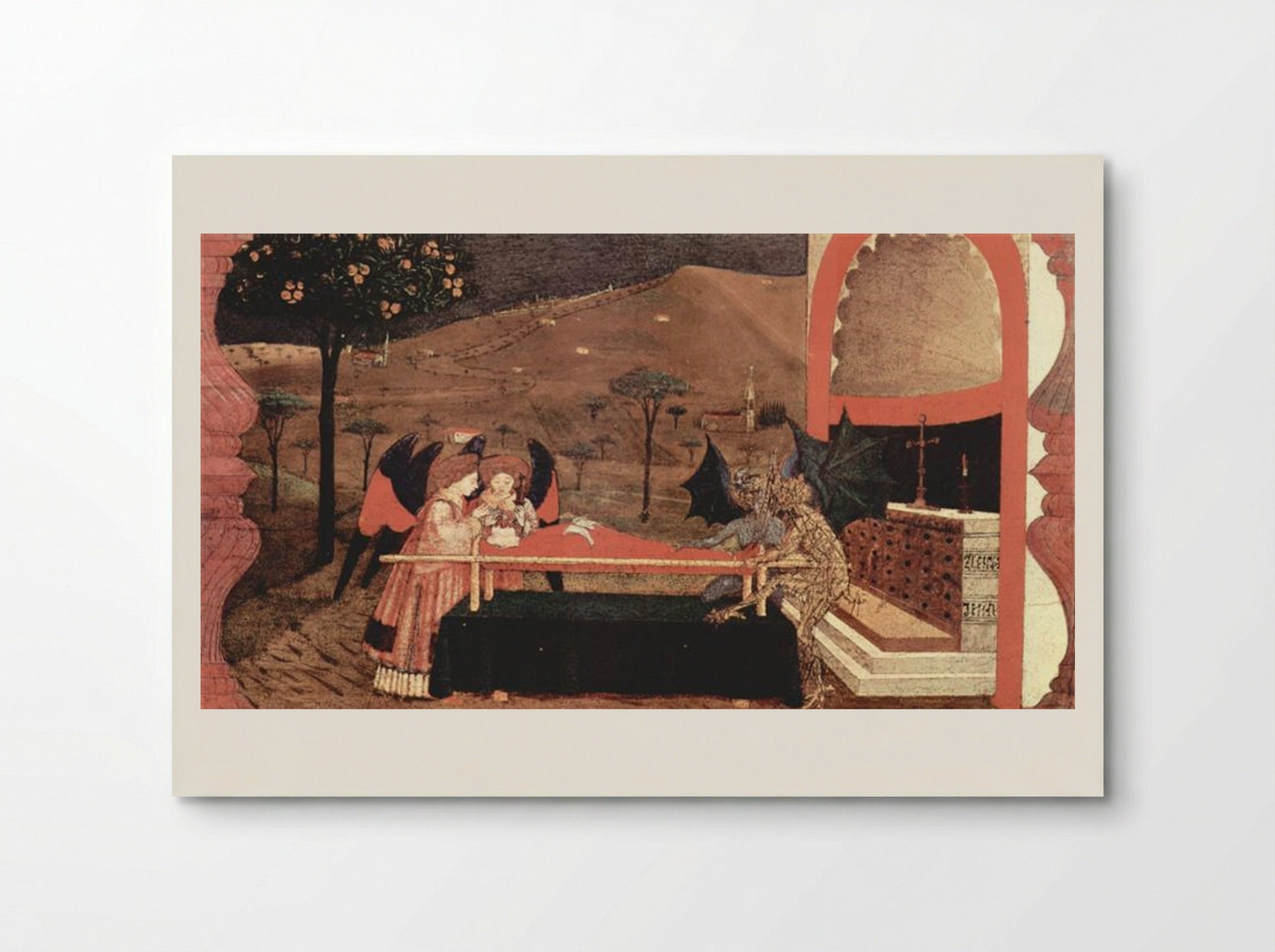 Two Angels and Two Devils - Paolo Uccello - Poster